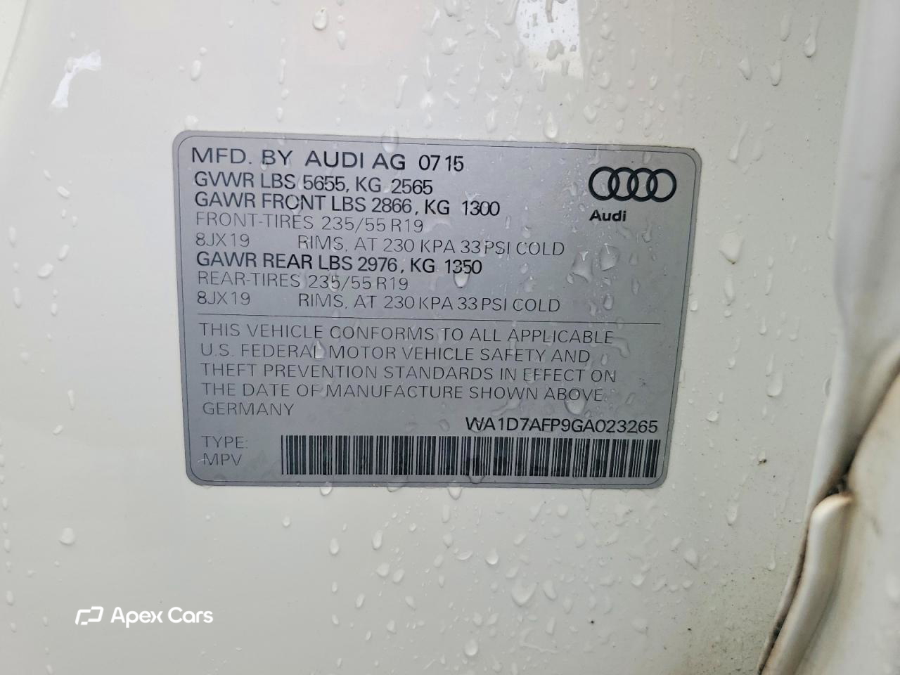 Audi Q5 2016