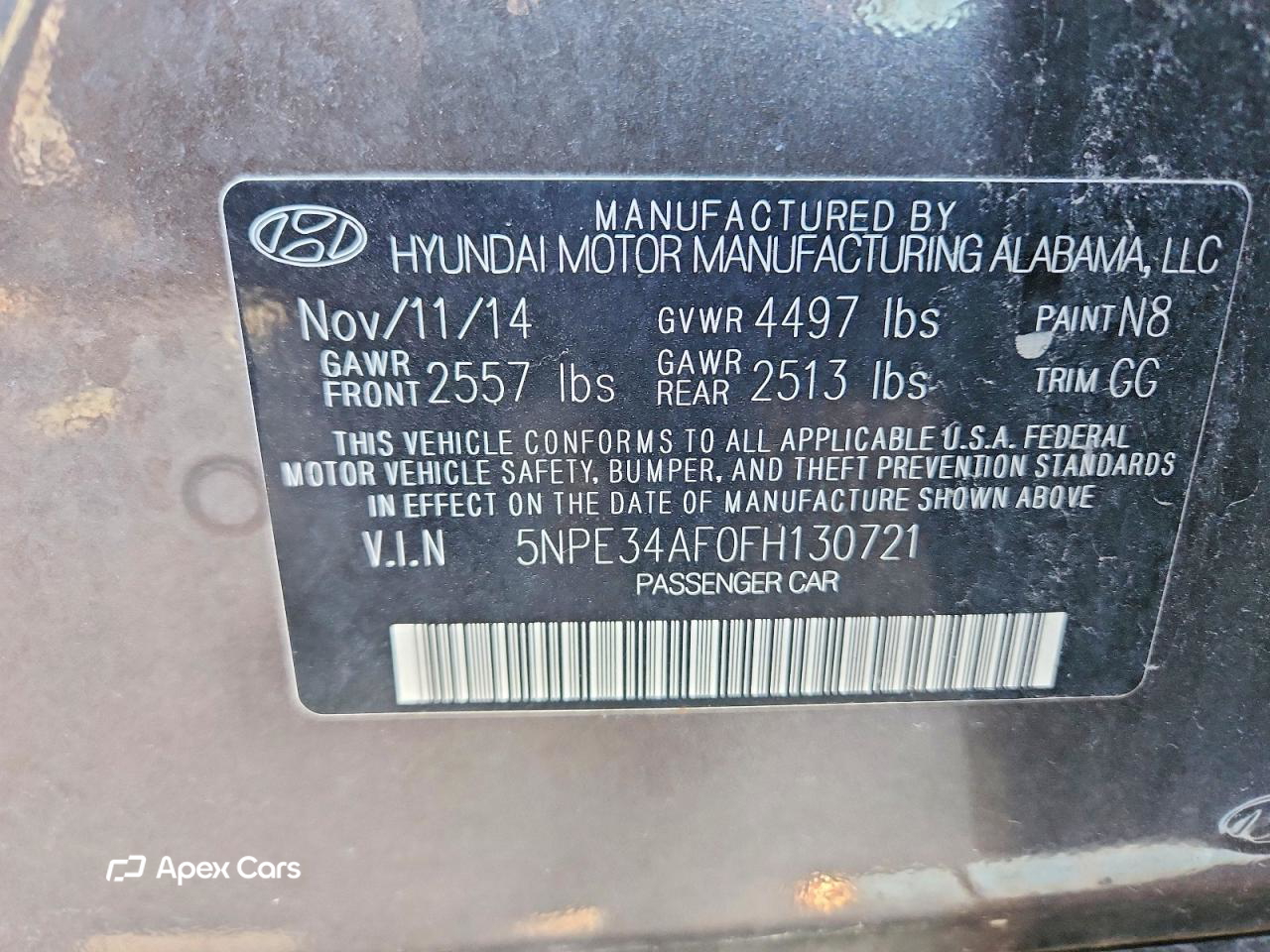 Hyundai Sonata 2015
