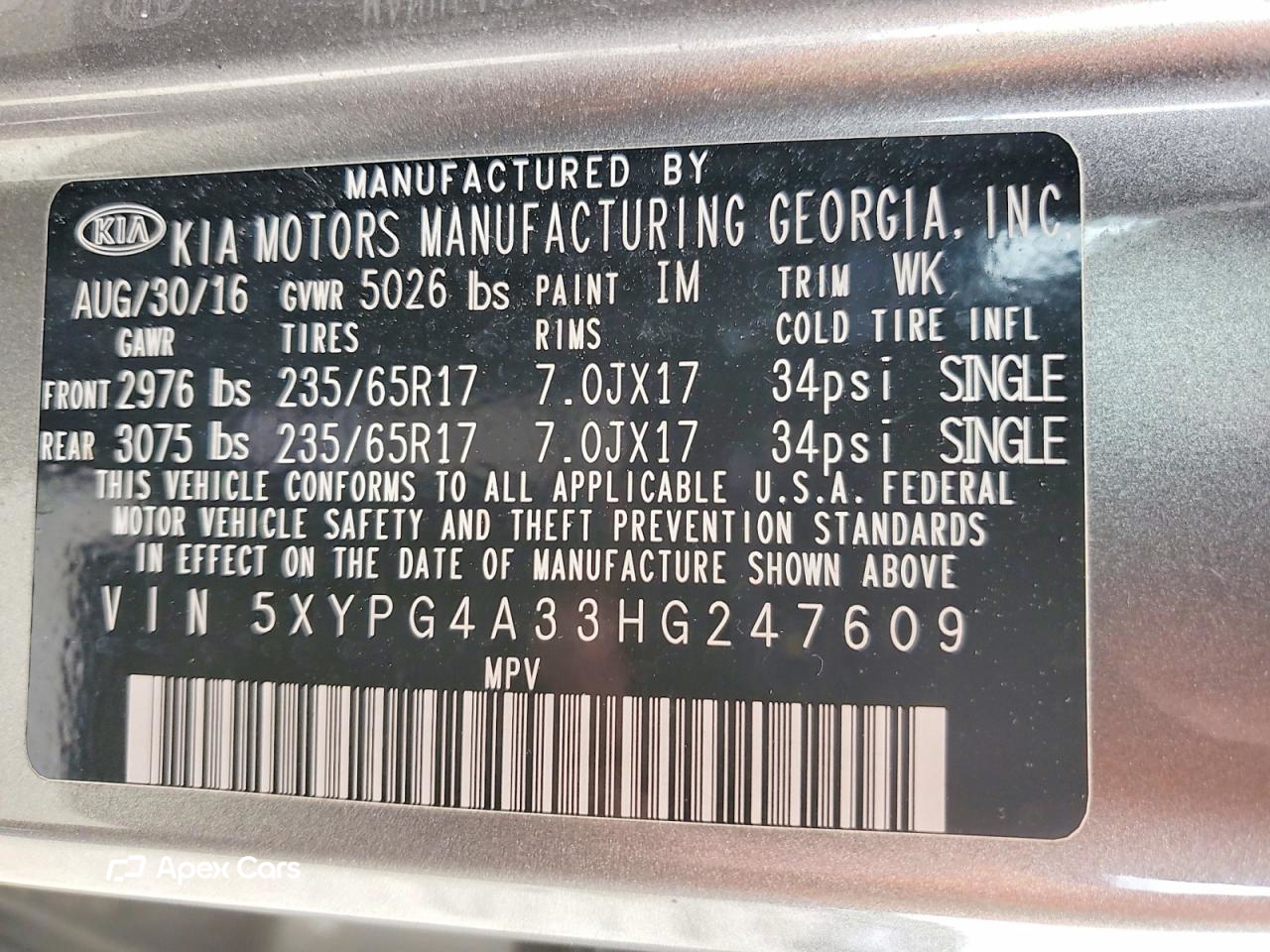 Kia Sorento 2017