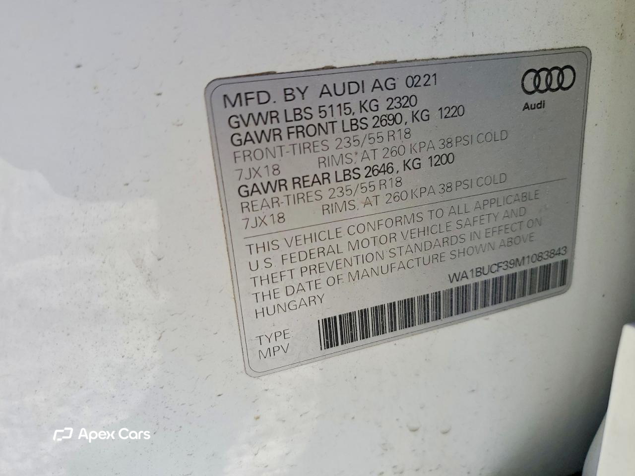 Audi Q3 2021