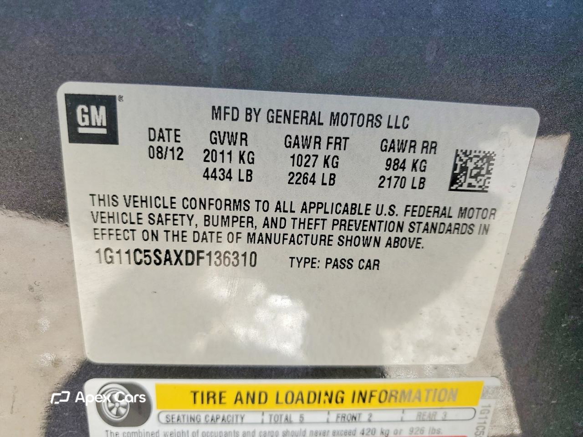 Chevrolet Malibu 2013