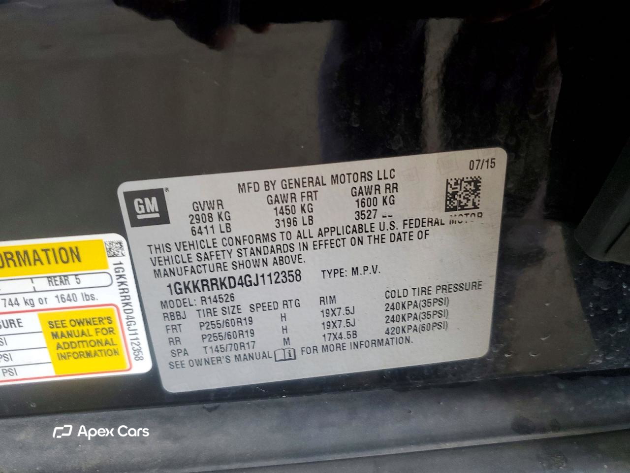 GMC Acadia 2016