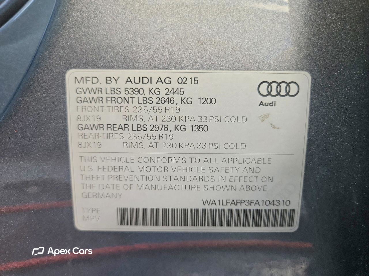 Audi Q5 2015