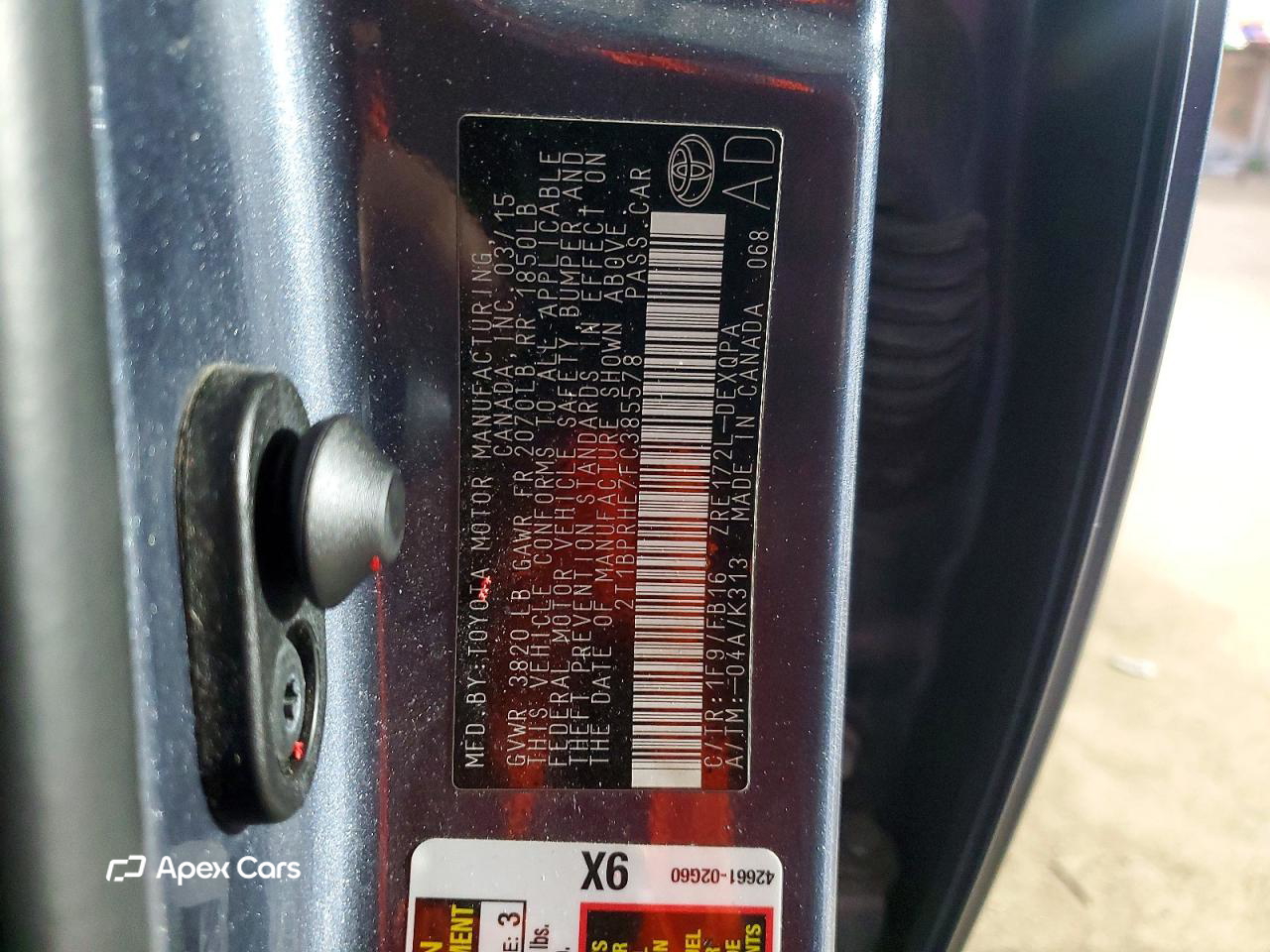 Toyota Corolla 2015