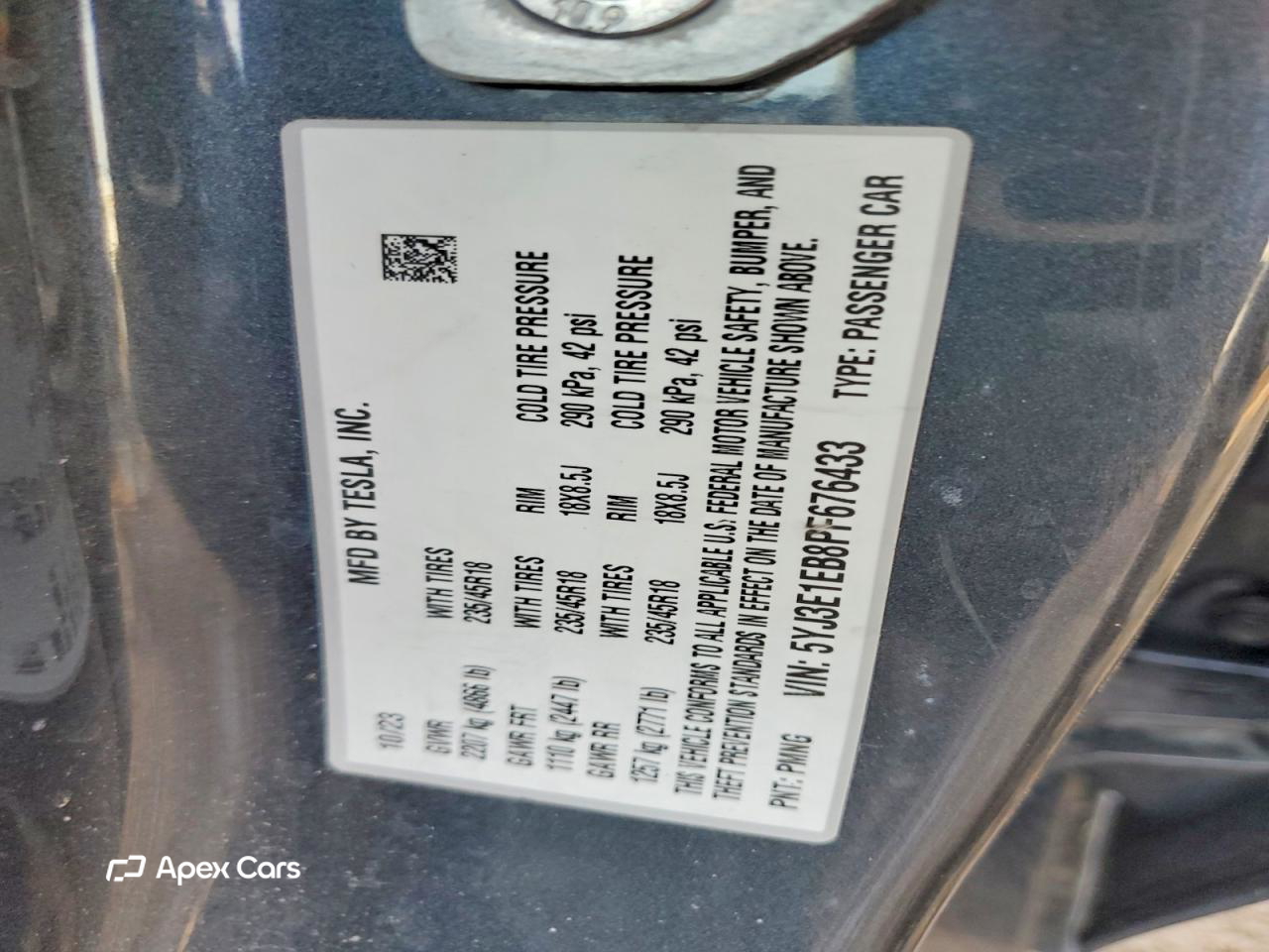 Tesla Model 3 2023