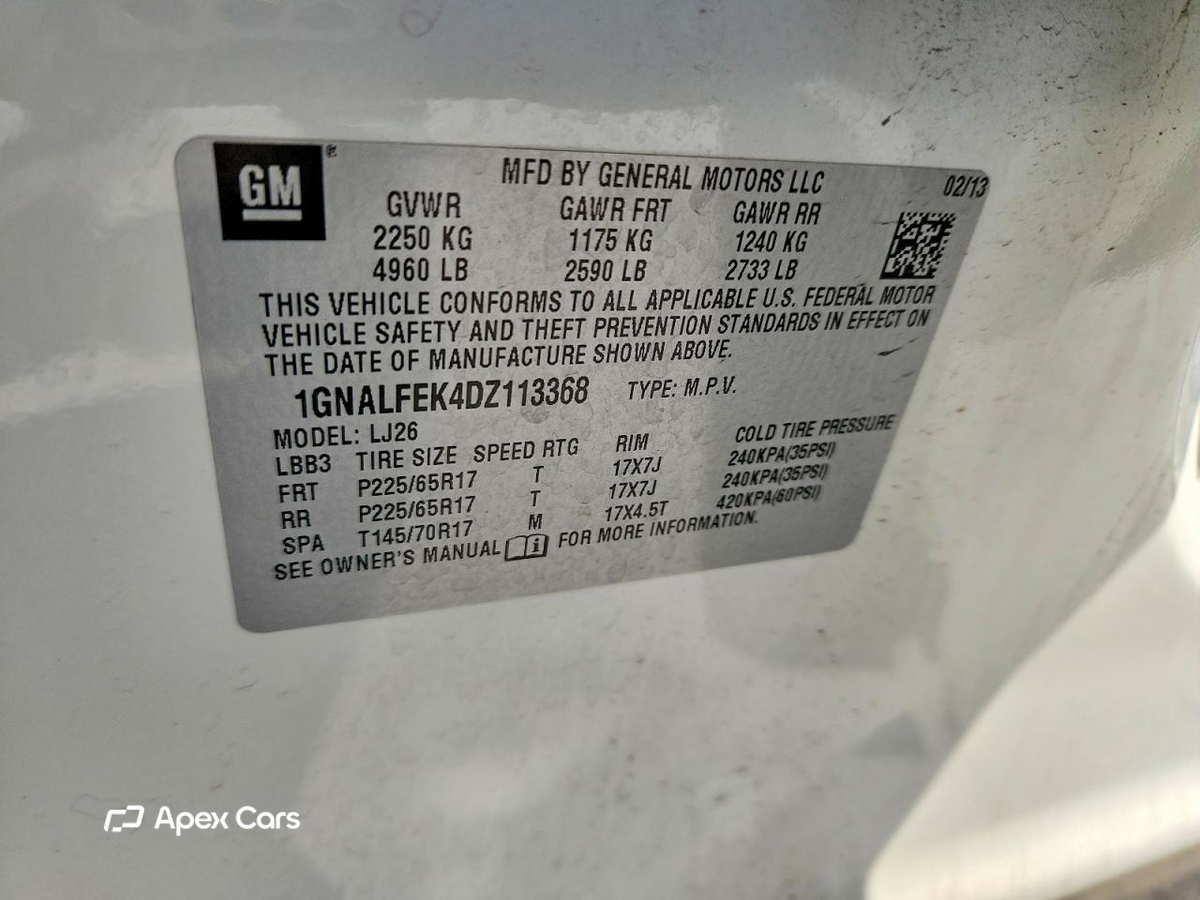 Chevrolet Equinox 2013