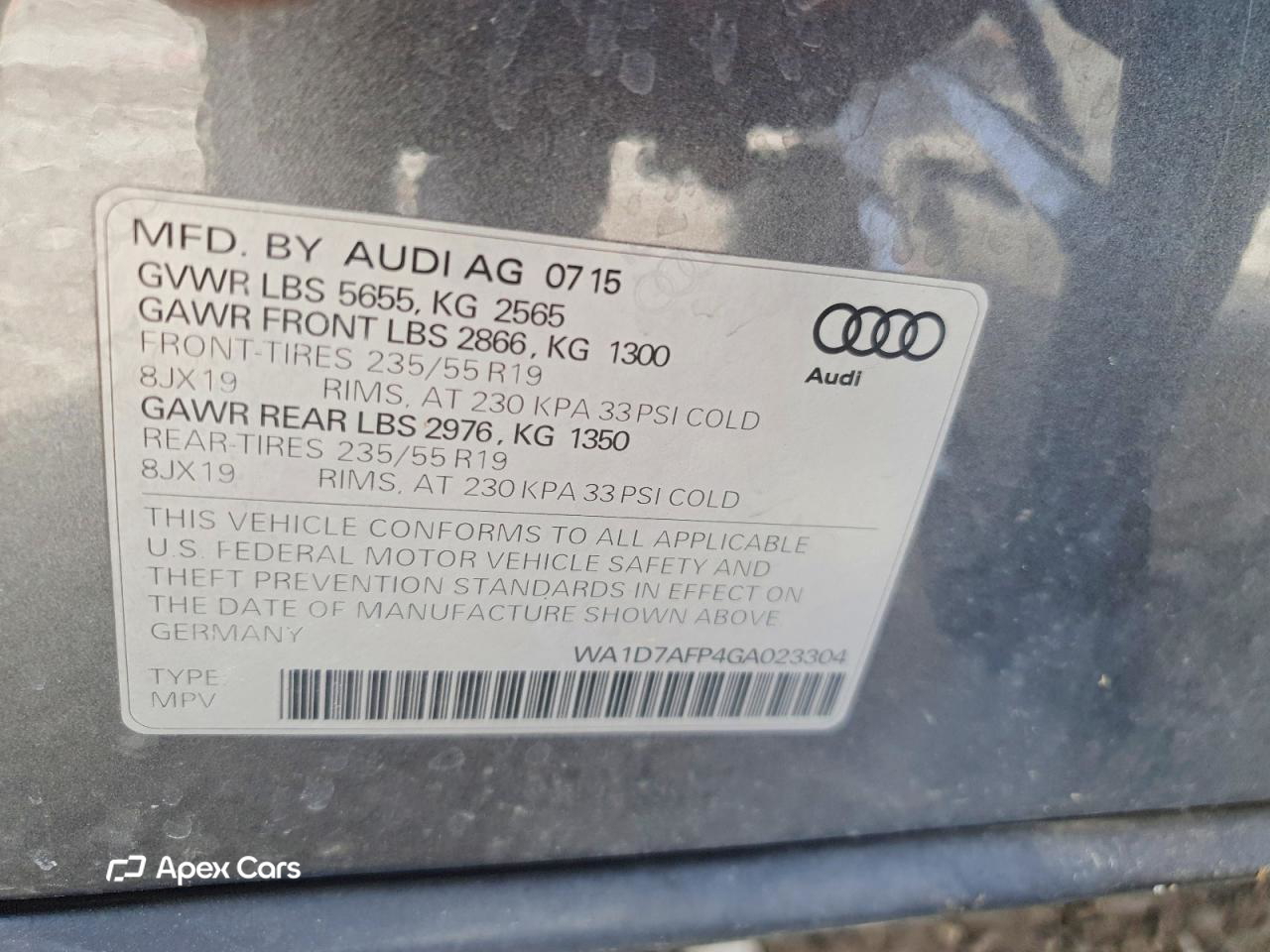 Audi Q5 2016