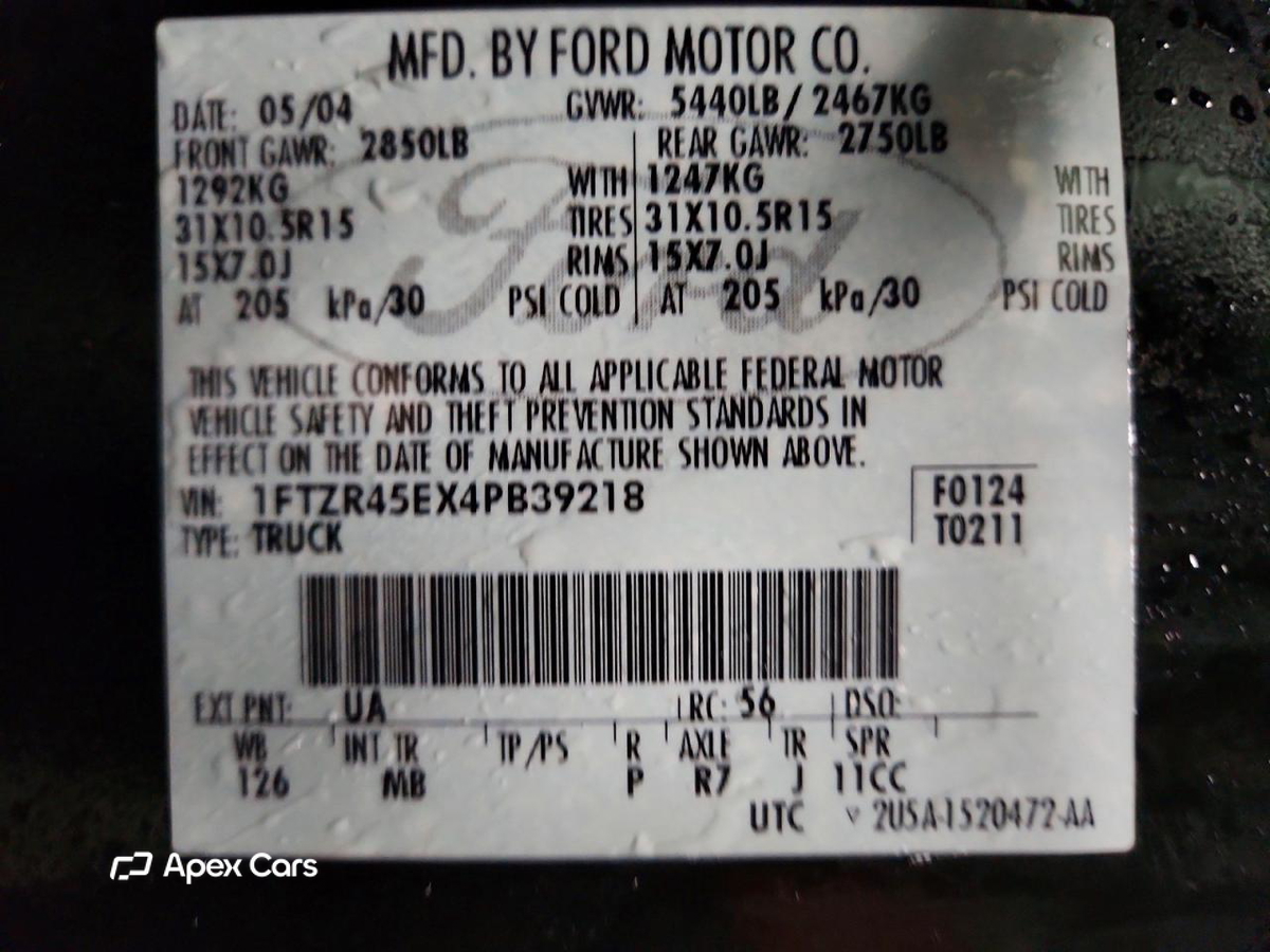 Ford Ranger 2004