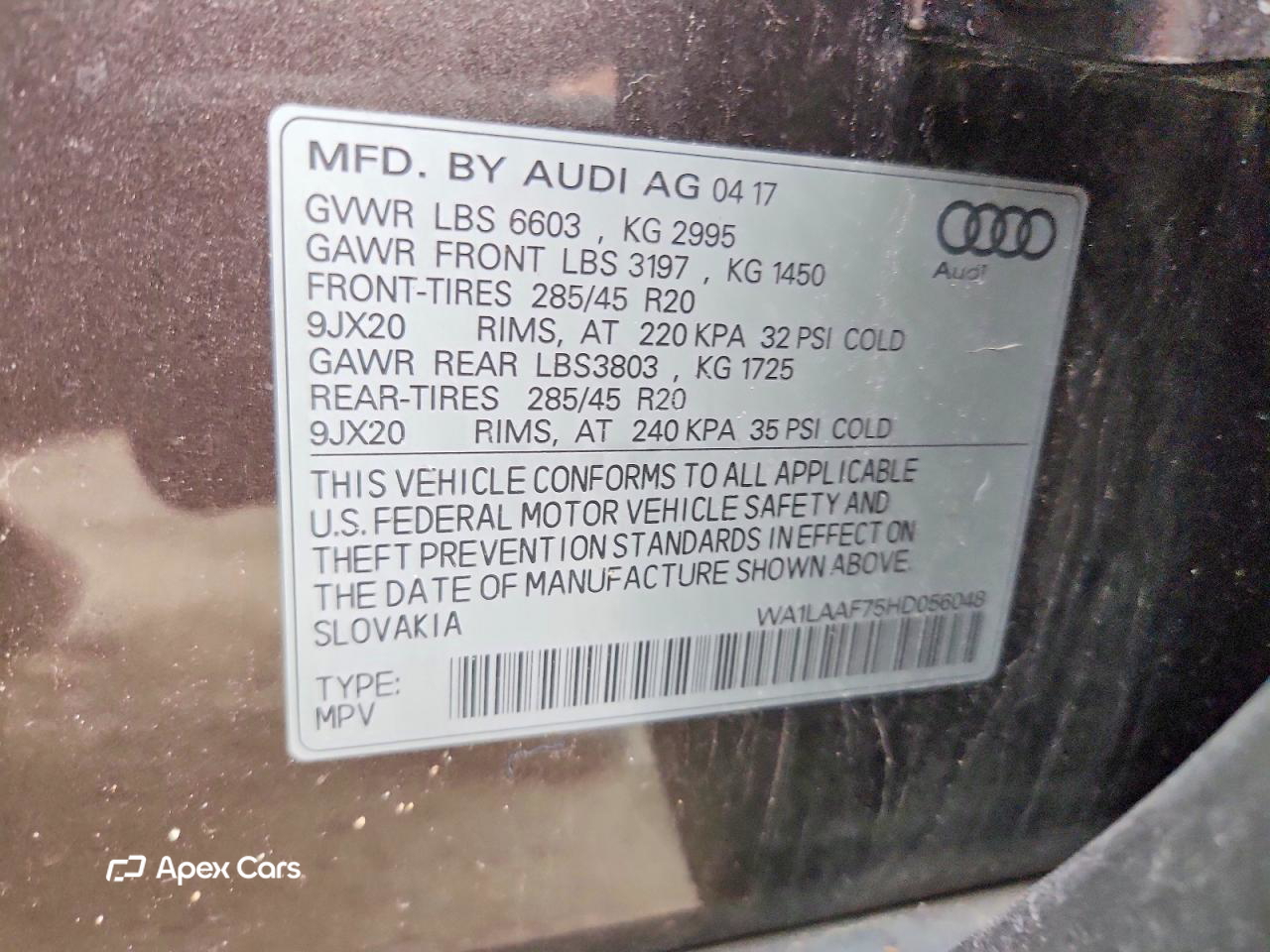 Audi Q7 2017