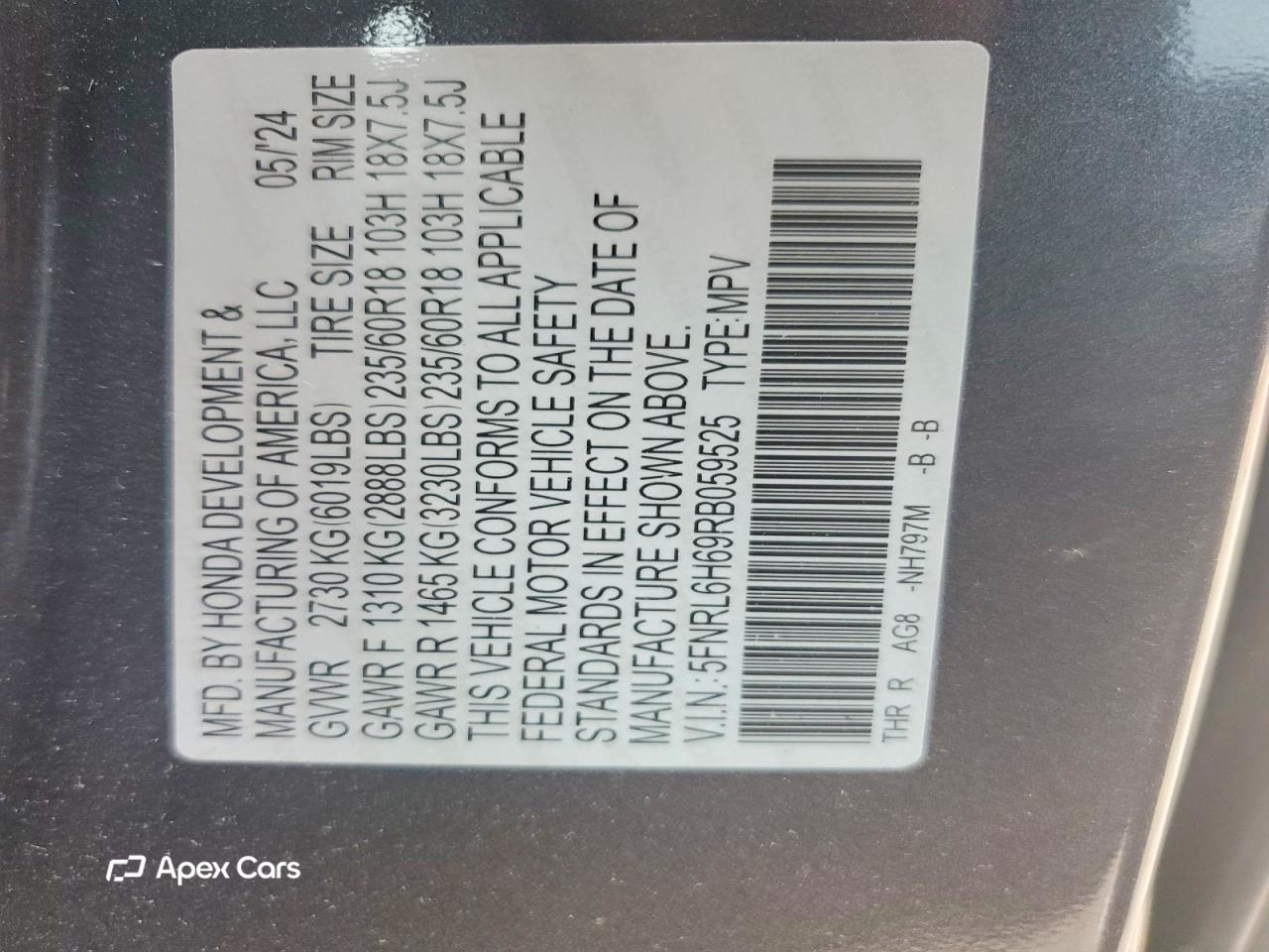 Honda Odyssey 2024