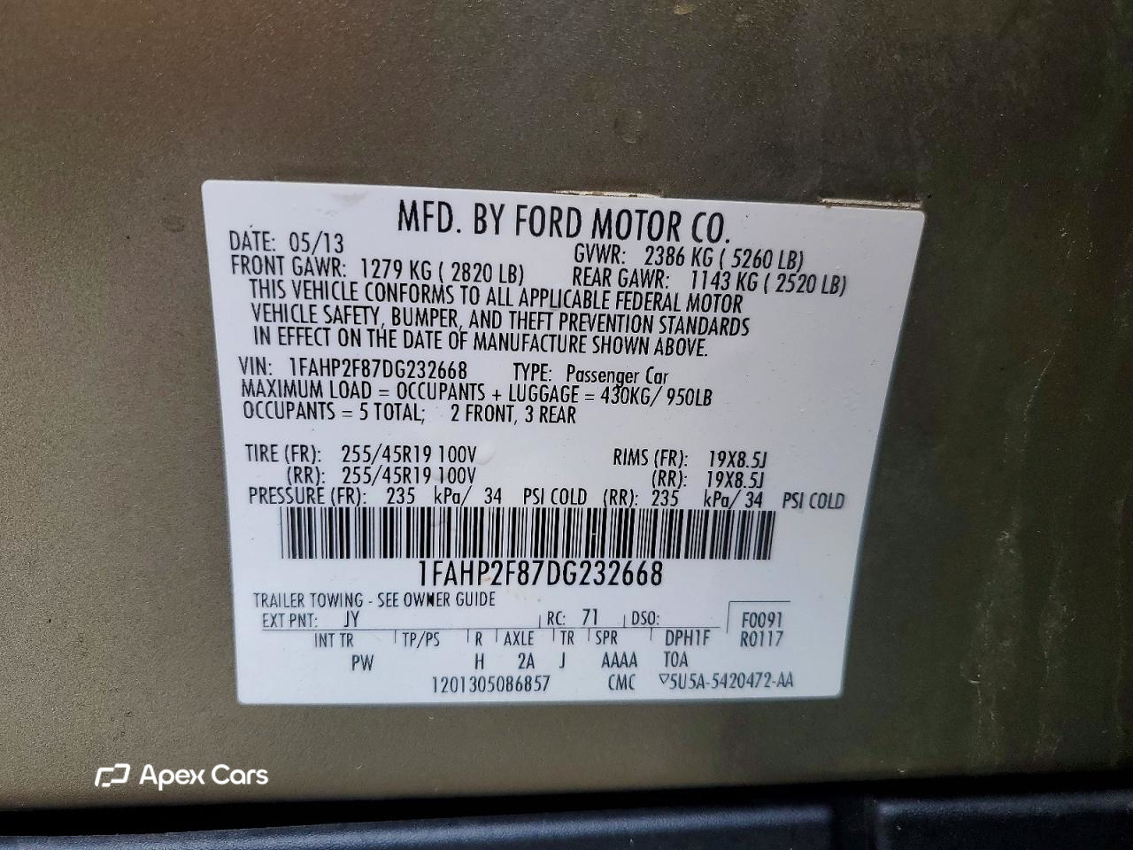 Ford Taurus 2013
