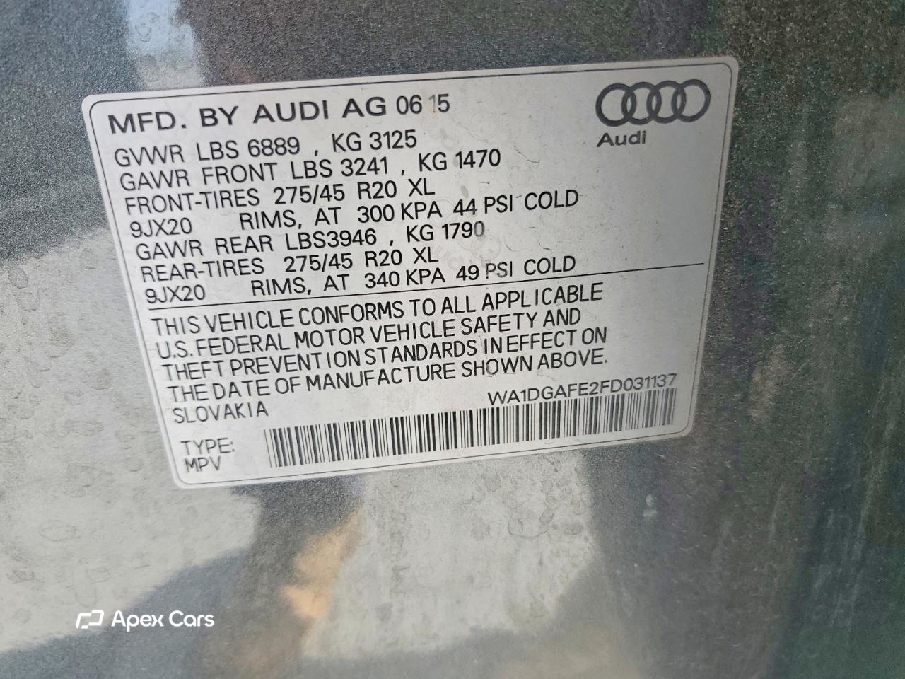 Audi Q7 2015