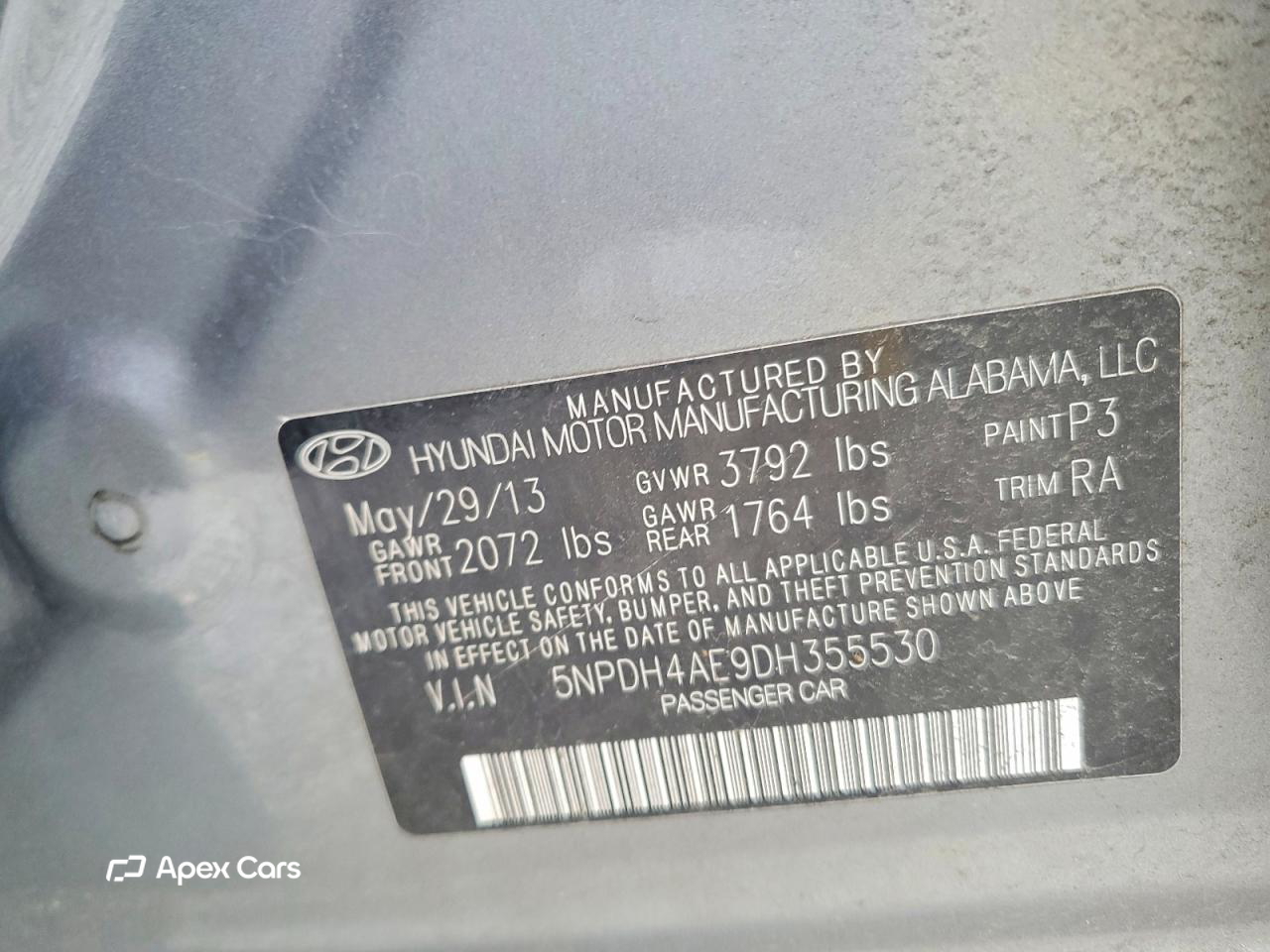 Hyundai Elantra 2013