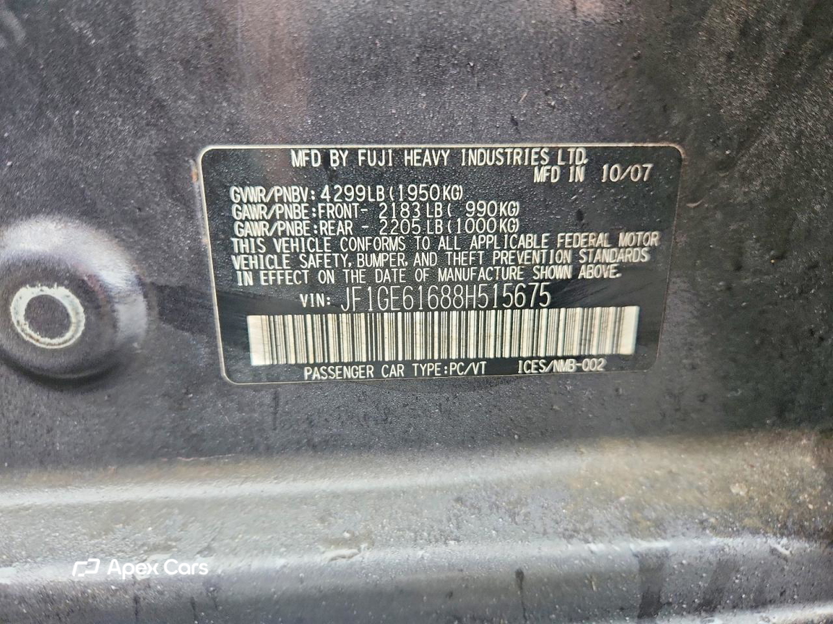 Subaru Impreza 2008