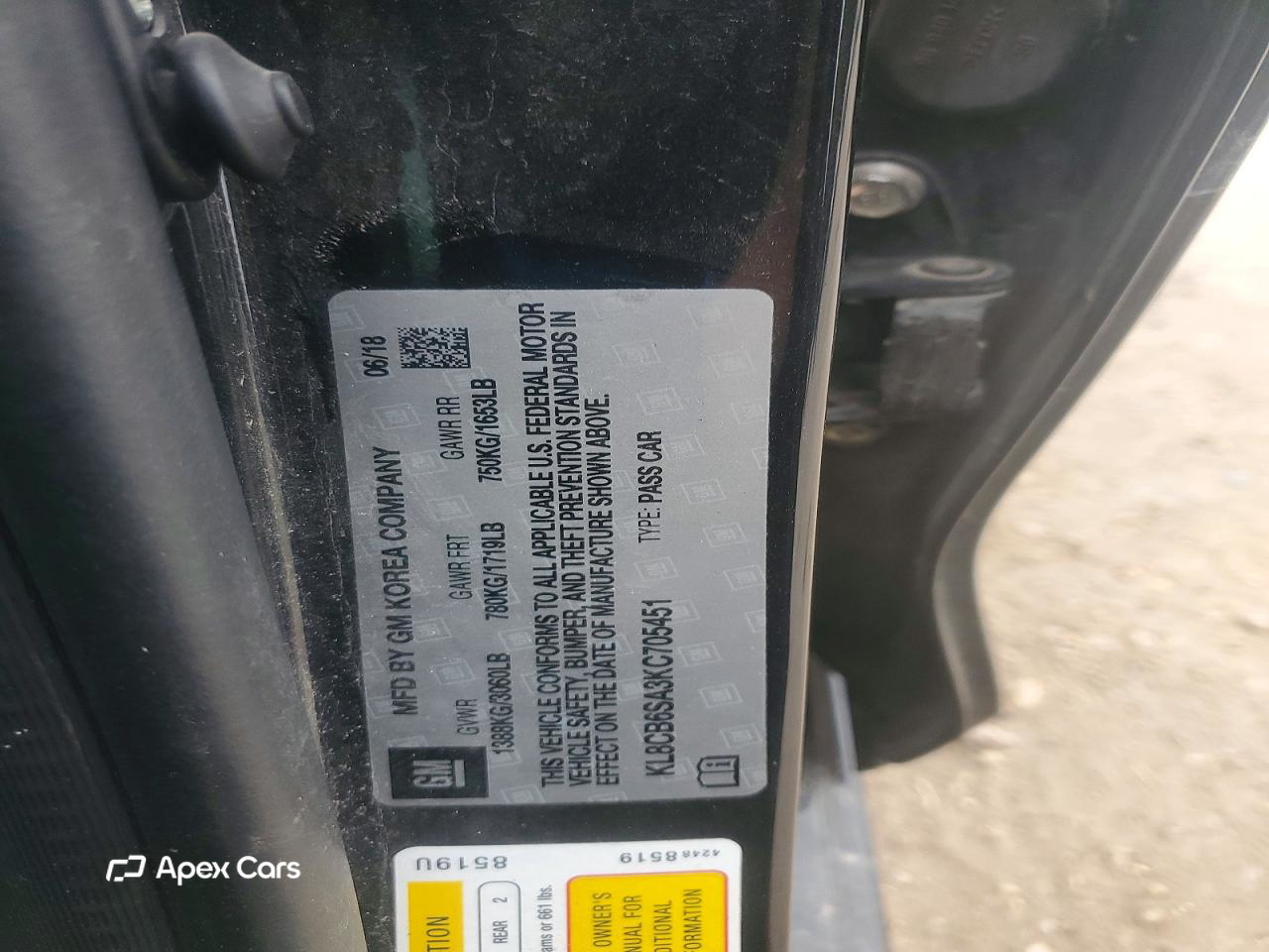 Chevrolet Spark 2019