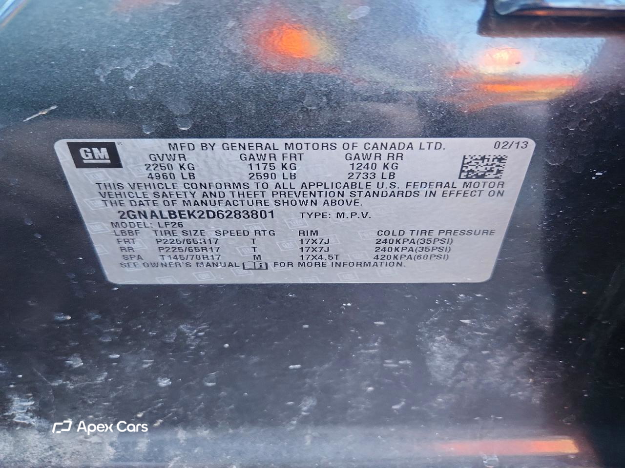 Chevrolet Equinox 2013