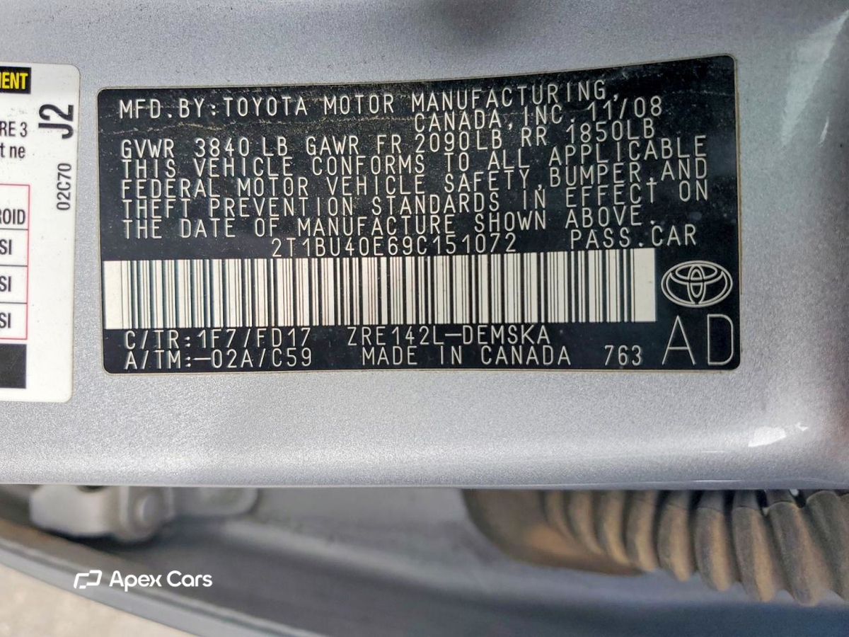 Toyota Corolla 2009