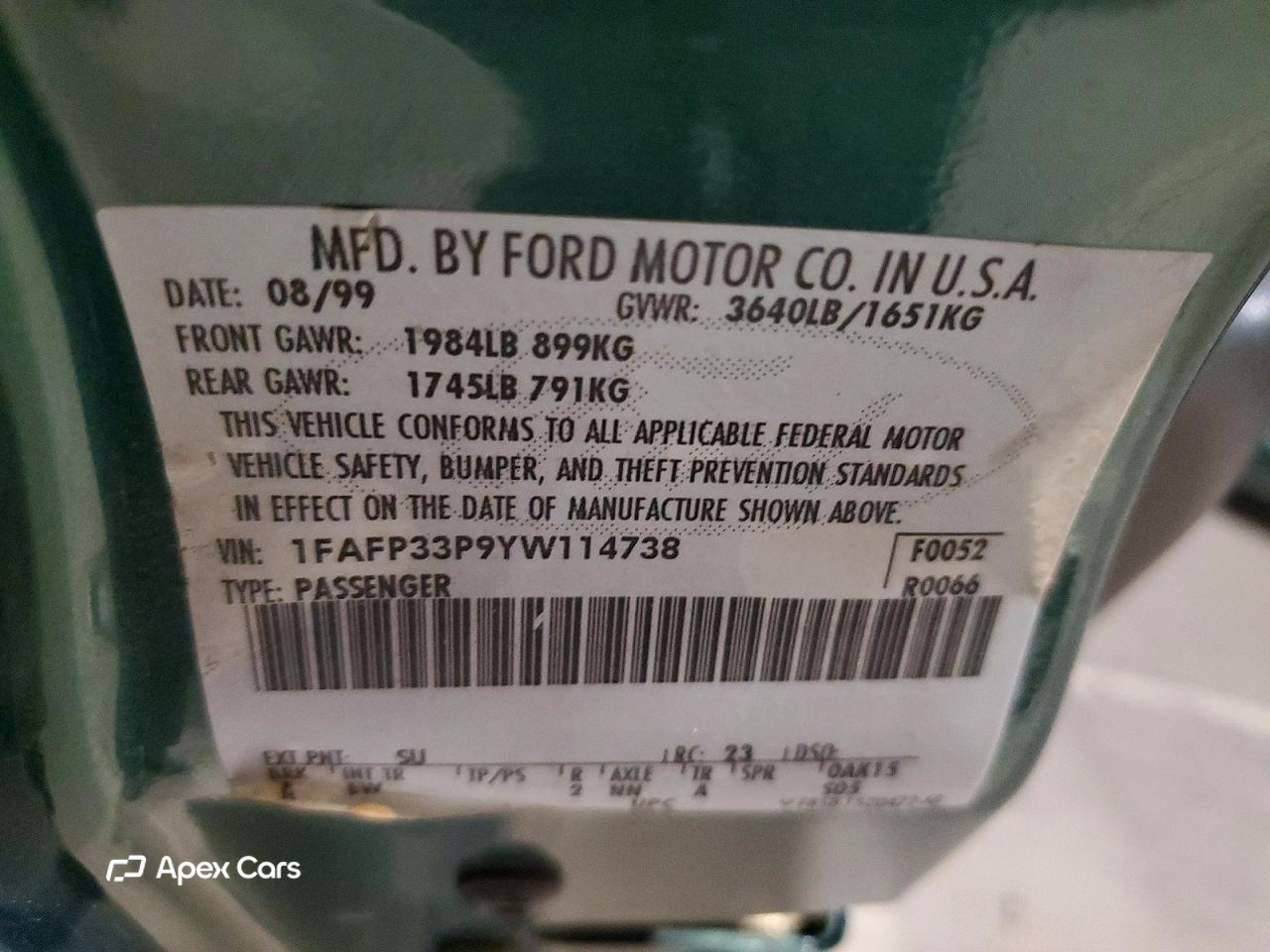 Ford Focus 2000