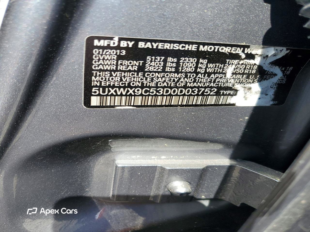 BMW X3 2013