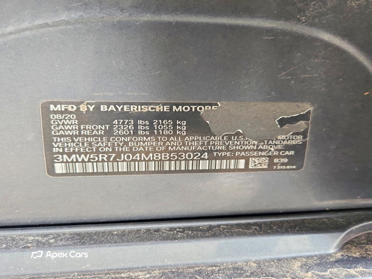 BMW Series 3 2021