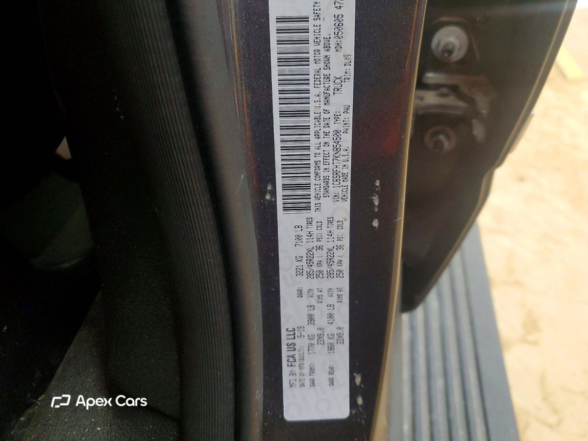 RAM 1500 2019