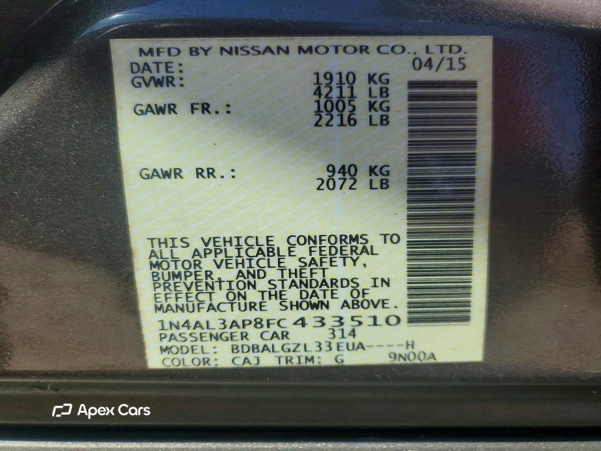 Nissan Altima 2015