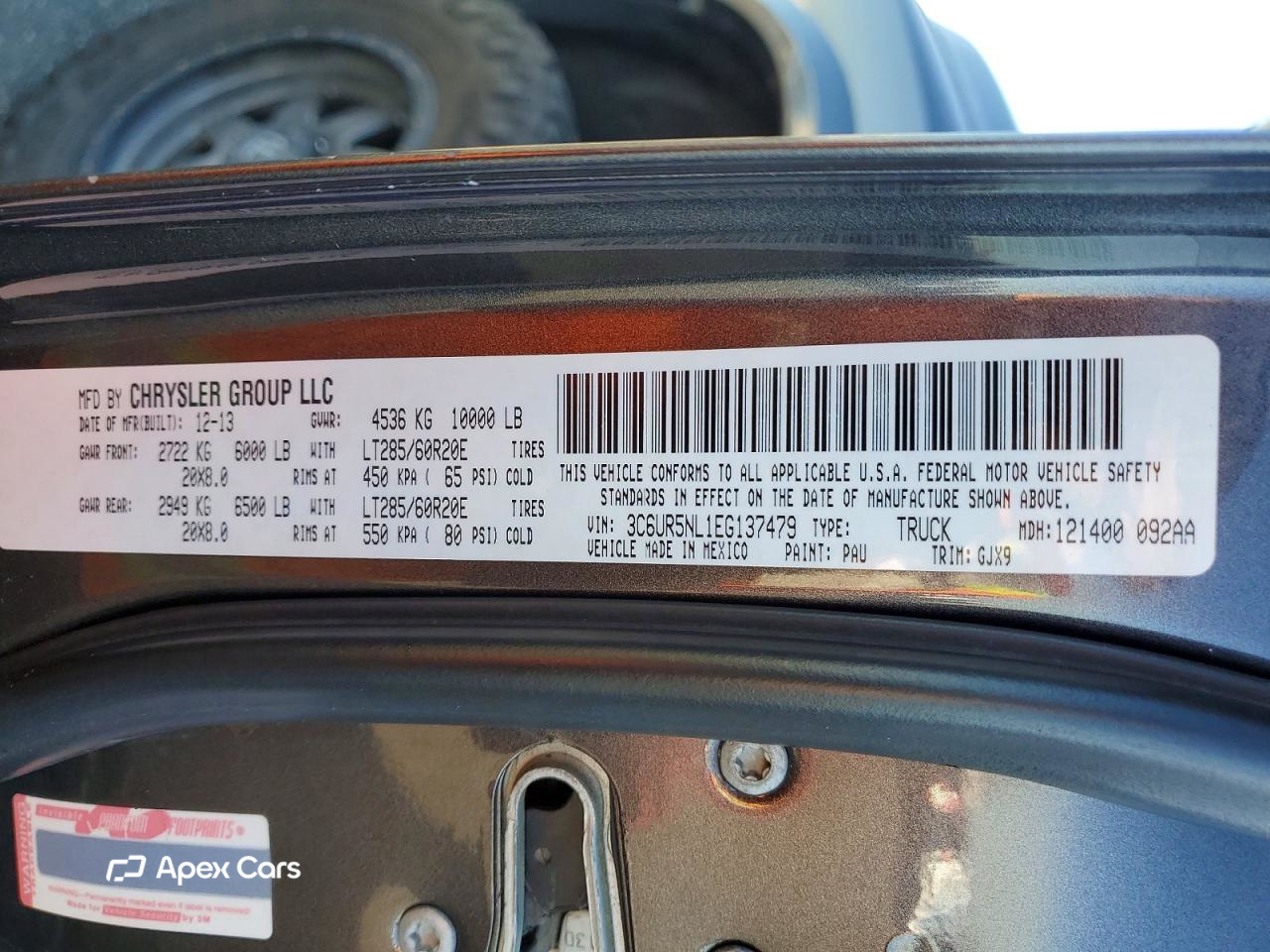 RAM 2500 2014