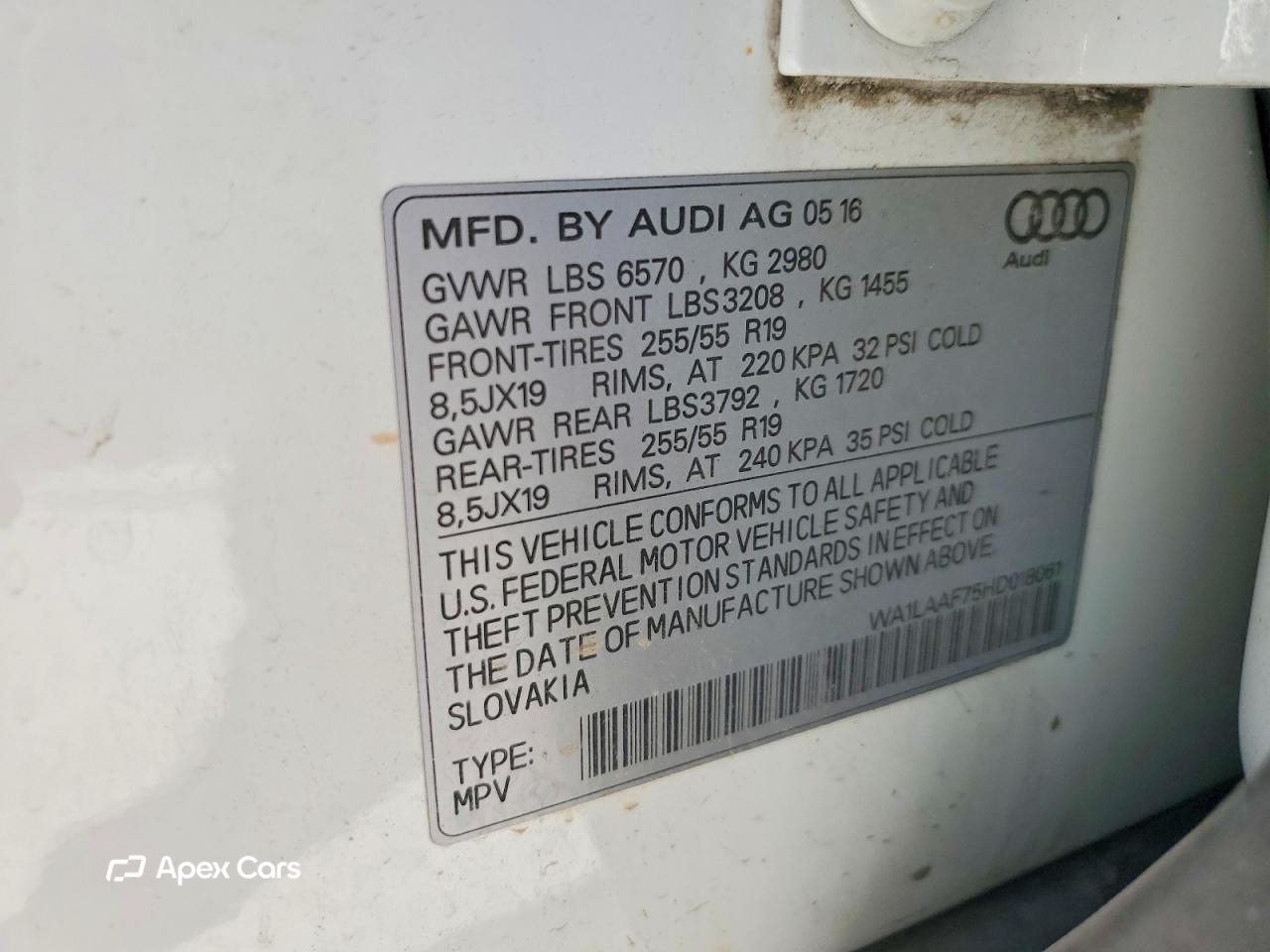 Audi Q7 2017