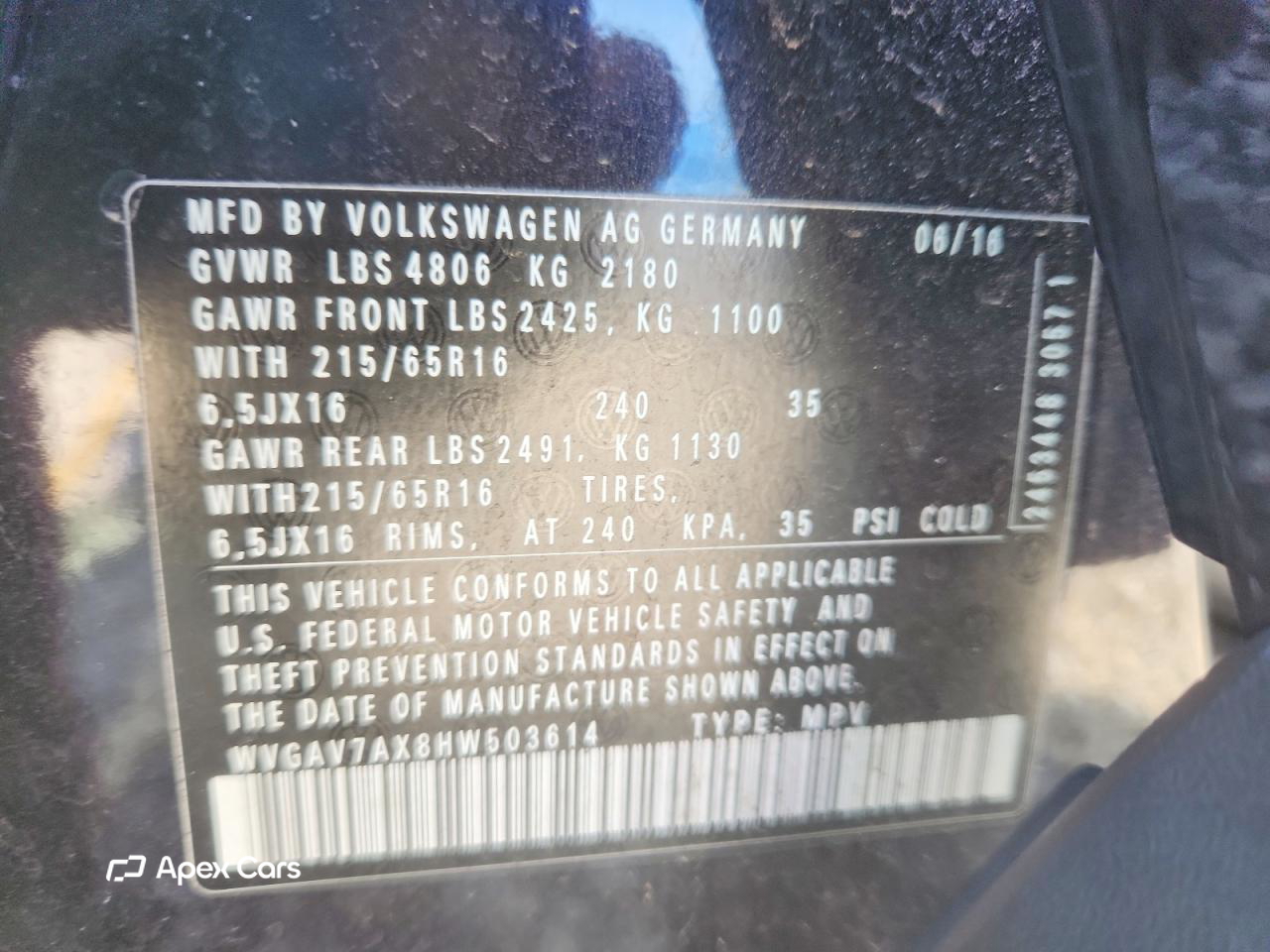 Volkswagen Tiguan 2017