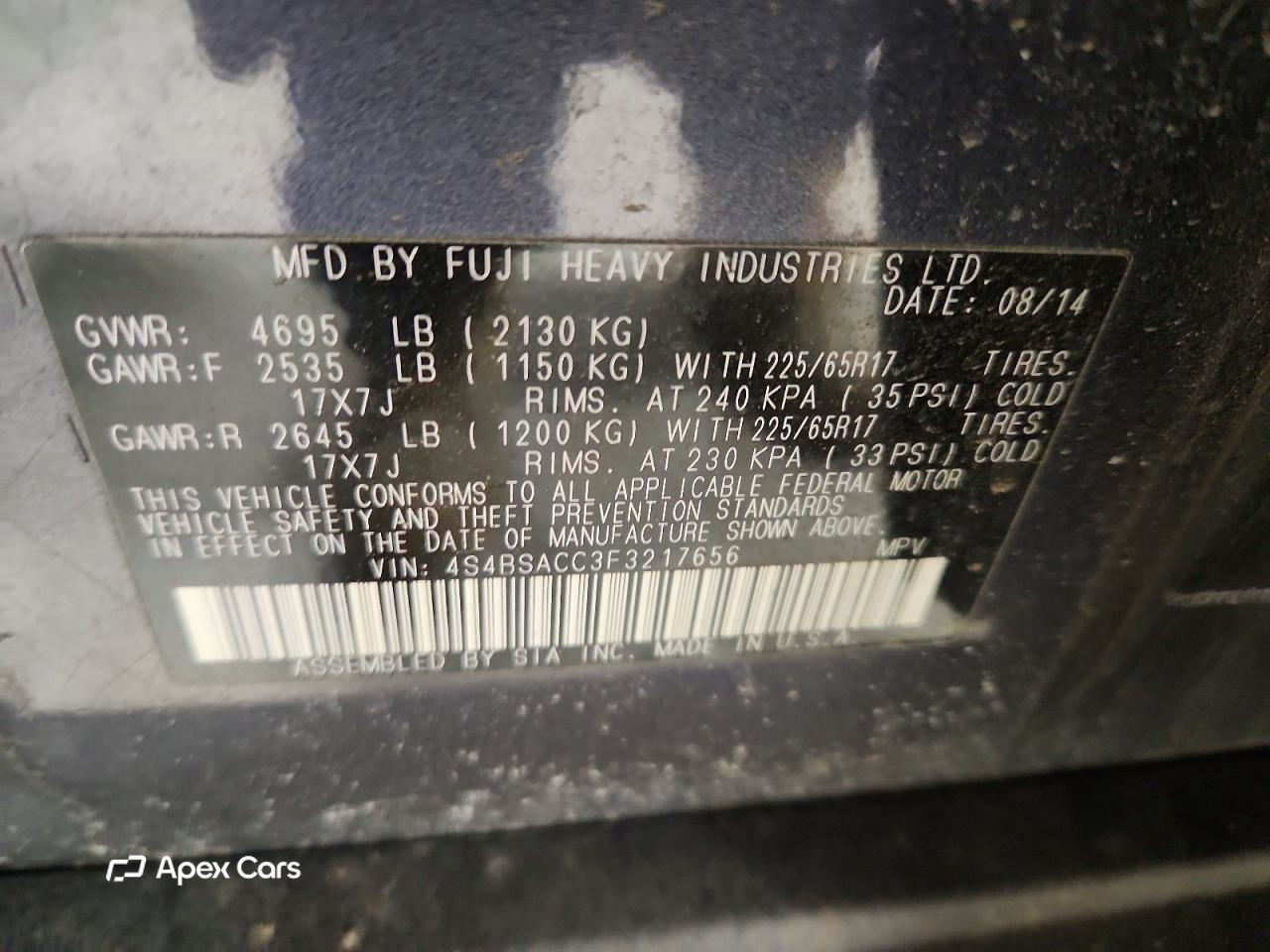 Subaru Outback 2015