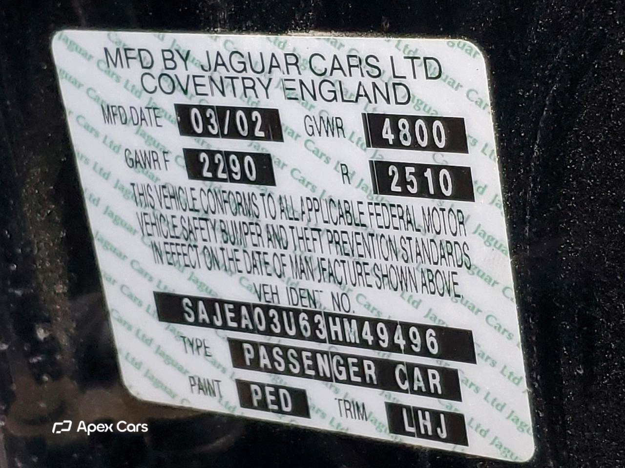 Jaguar S-Type 2003