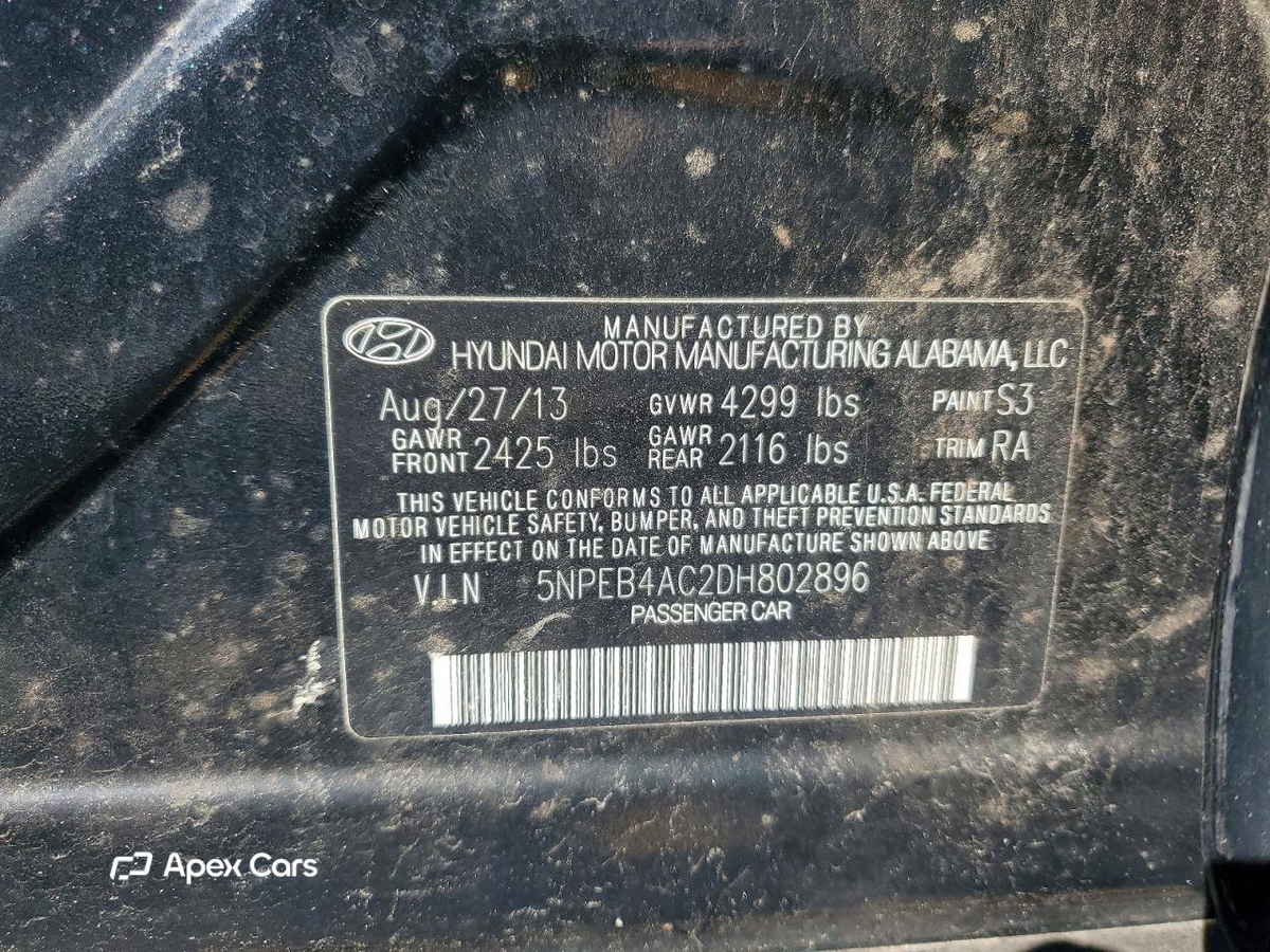 Hyundai Sonata 2013
