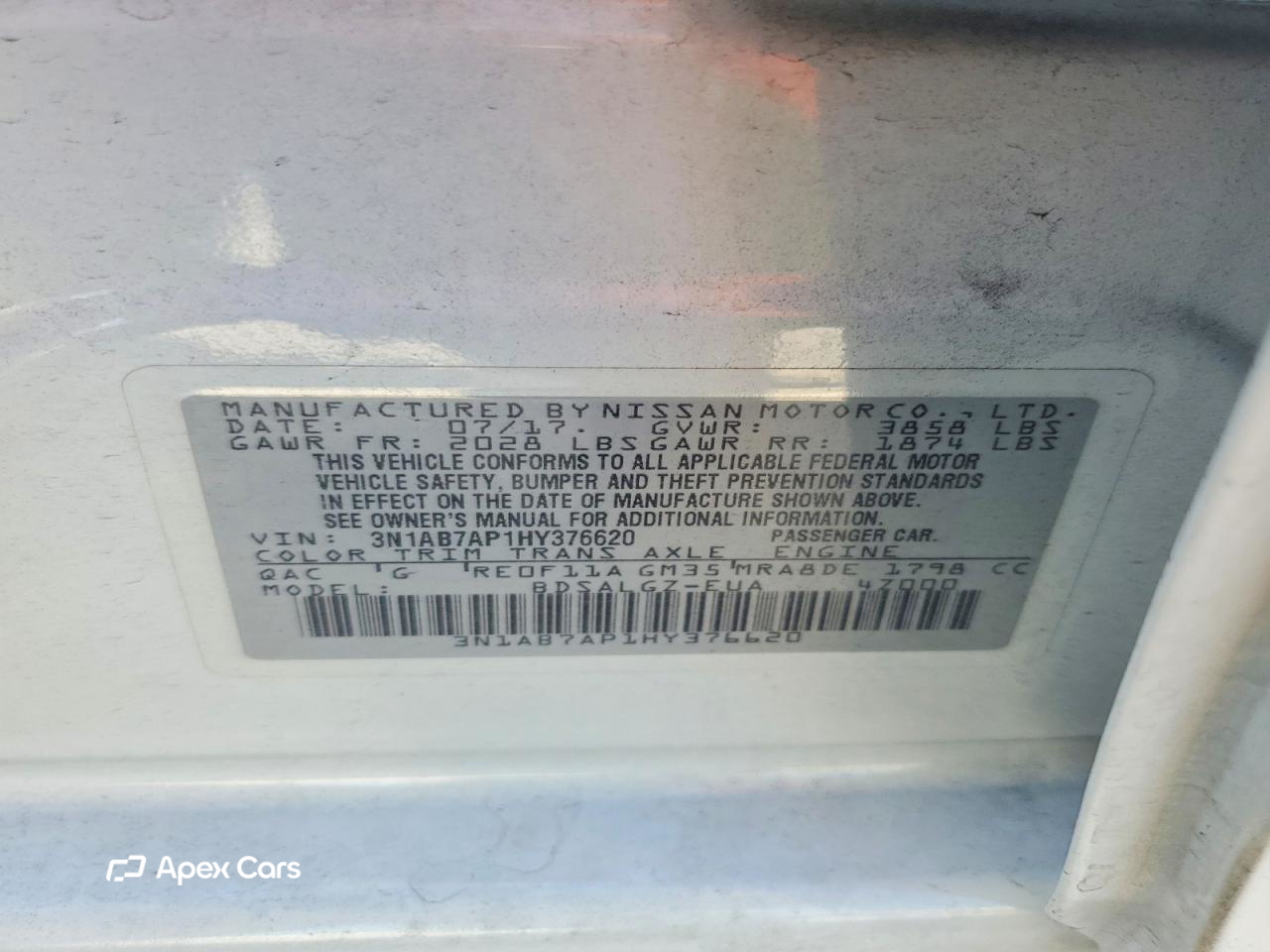 Nissan Sentra 2017