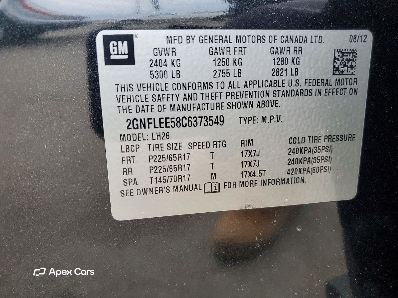 Chevrolet Equinox 2012
