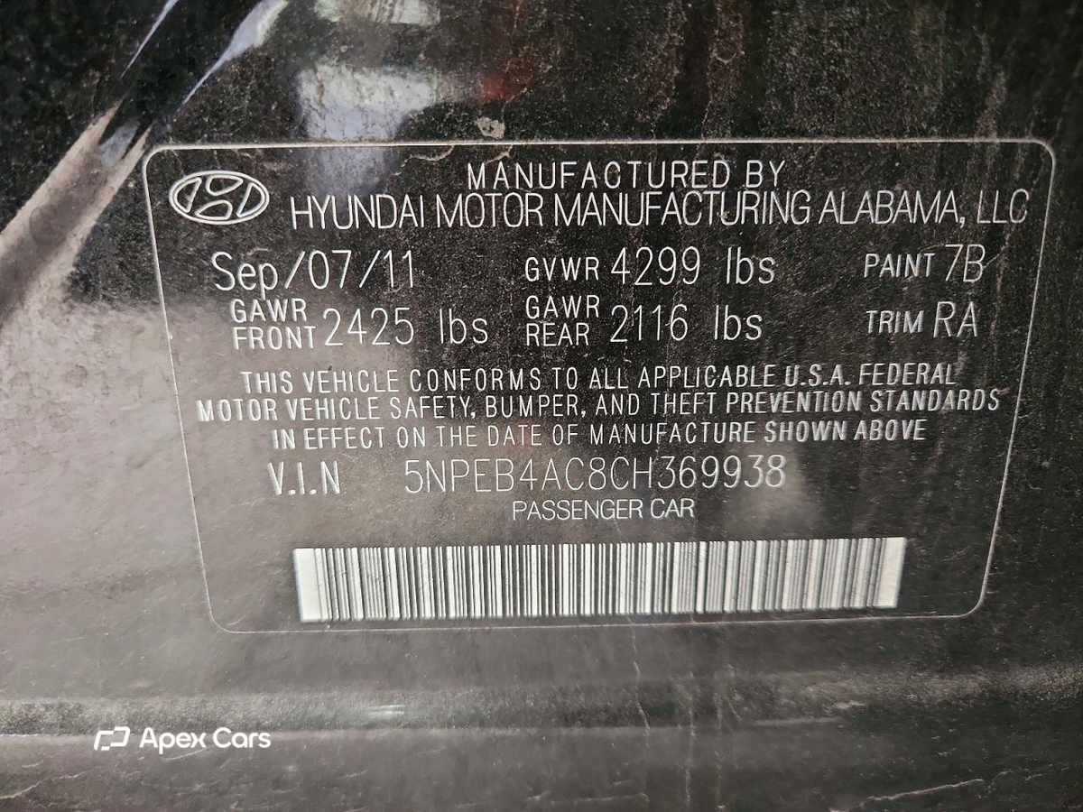 Hyundai Sonata 2012