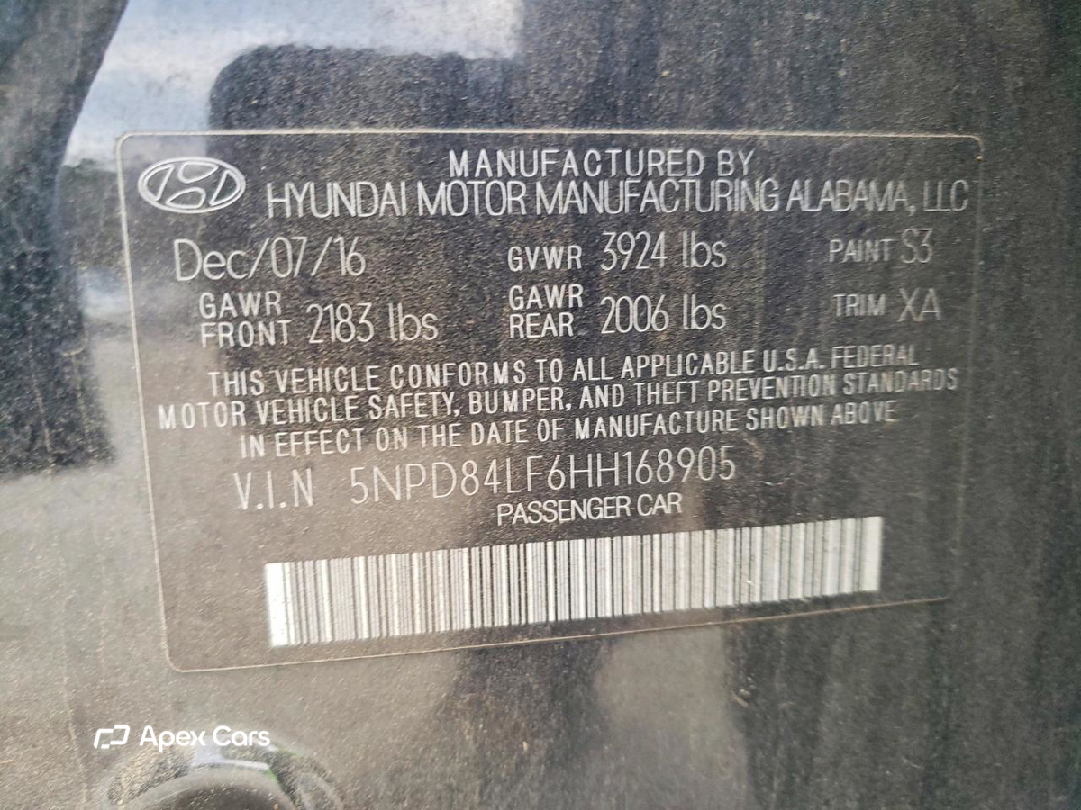 Hyundai Elantra 2017