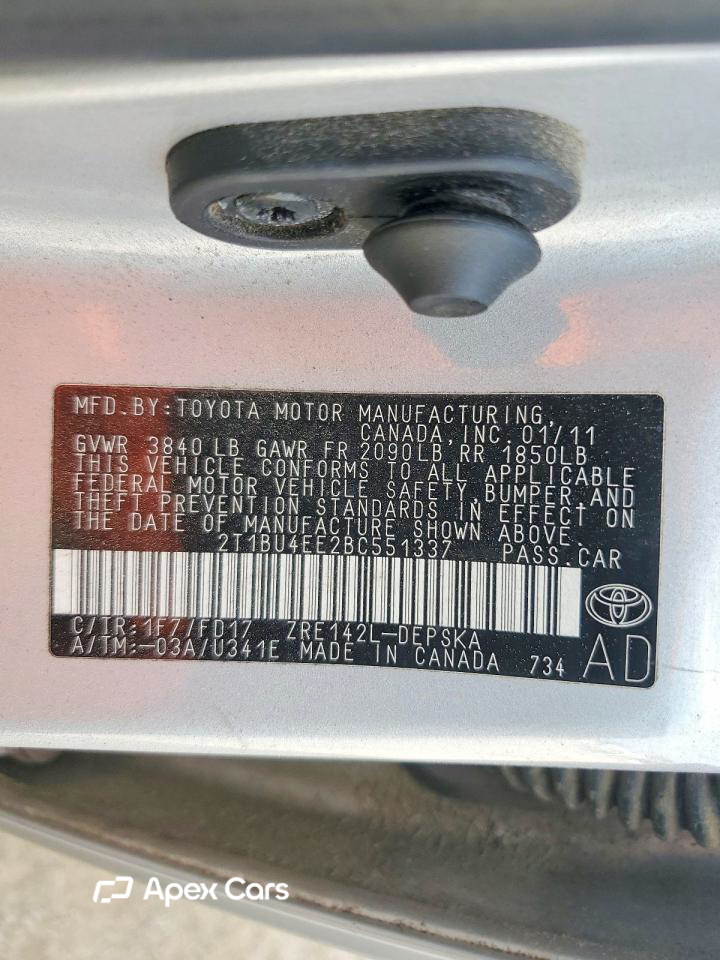 Toyota Corolla 2011