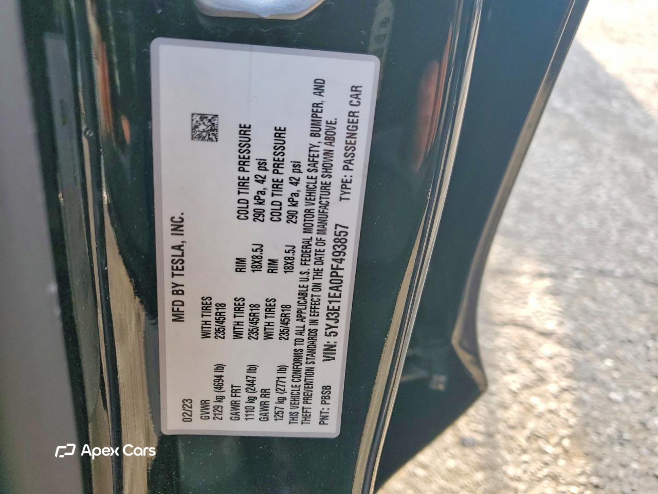 Tesla Model 3 2023