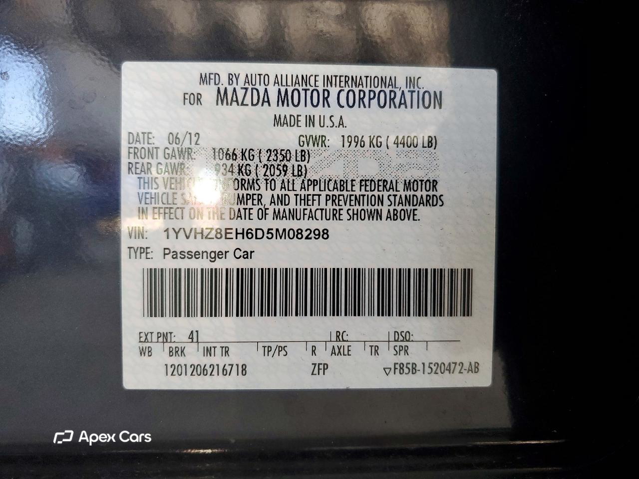 Mazda 6 2013