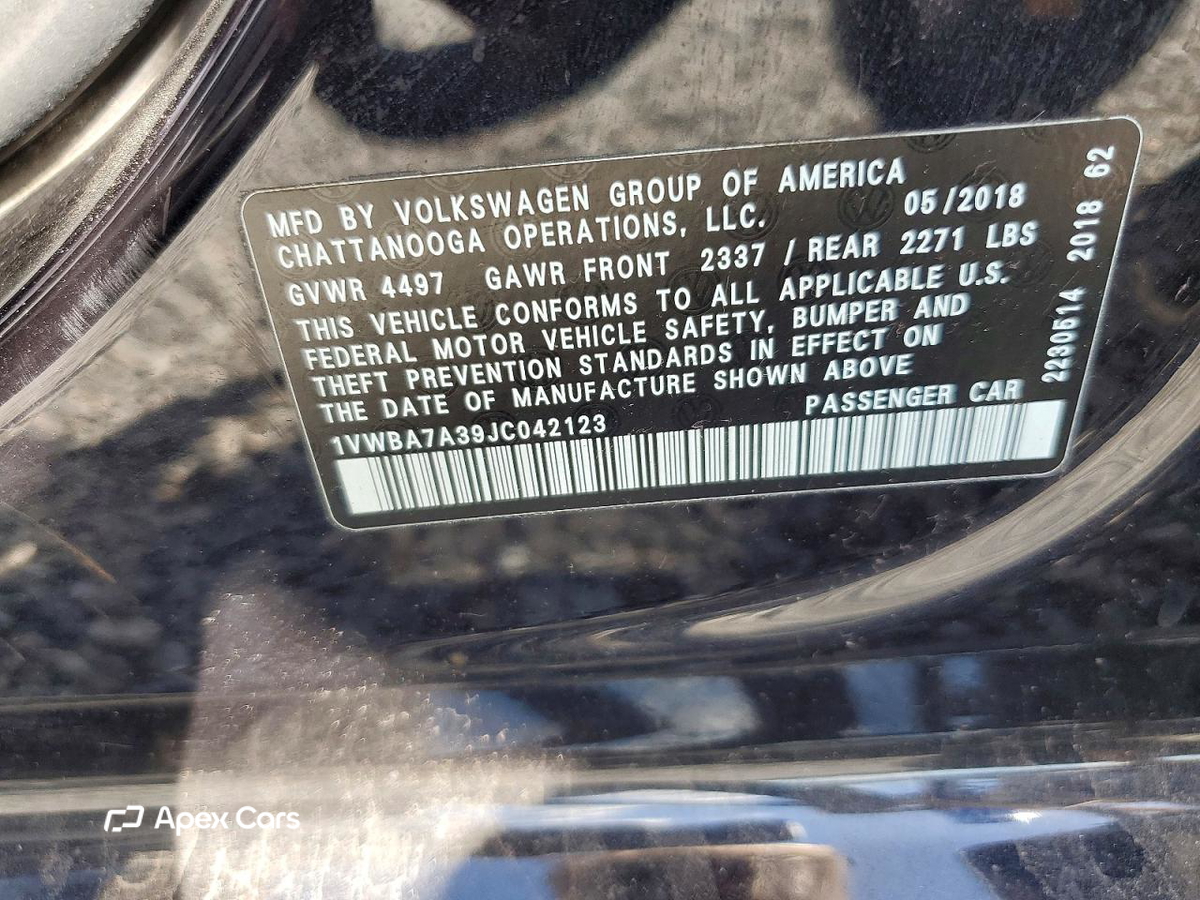 Volkswagen Passat 2018