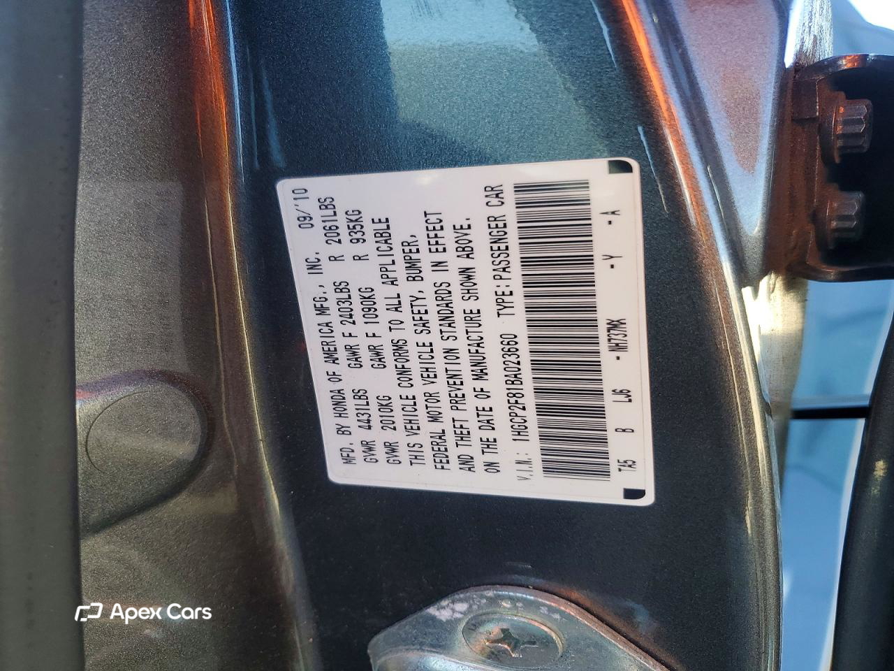 Honda Accord 2011