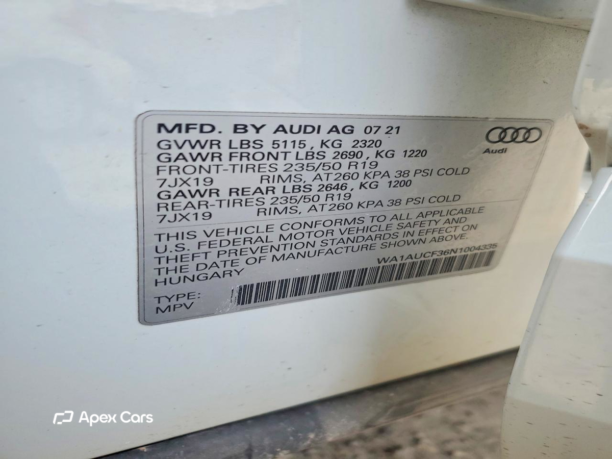Audi Q3 2022