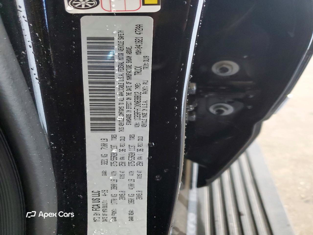 RAM 1500 2019