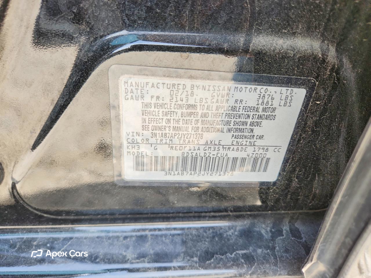 Nissan Sentra 2018