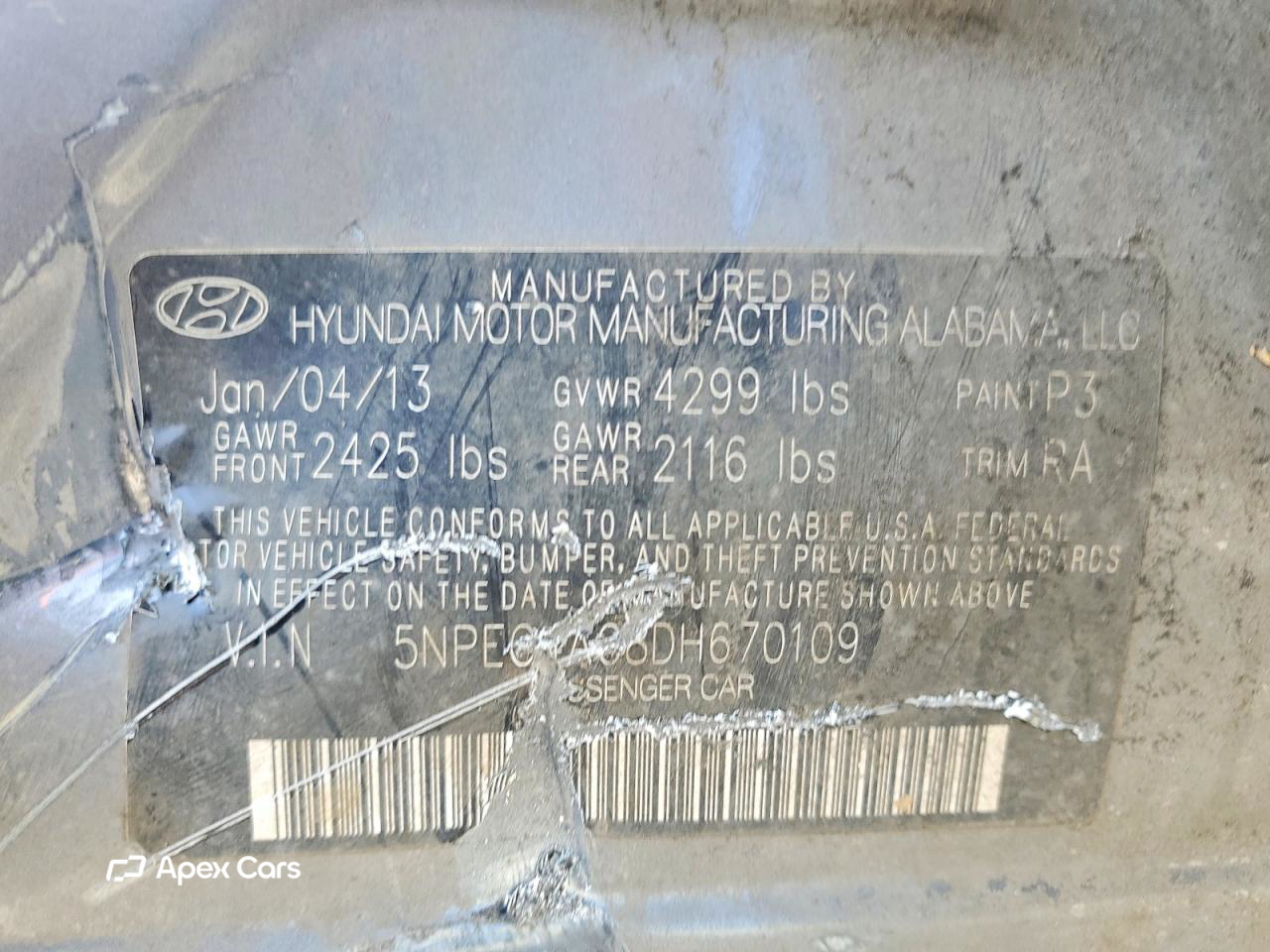 Hyundai Sonata 2013