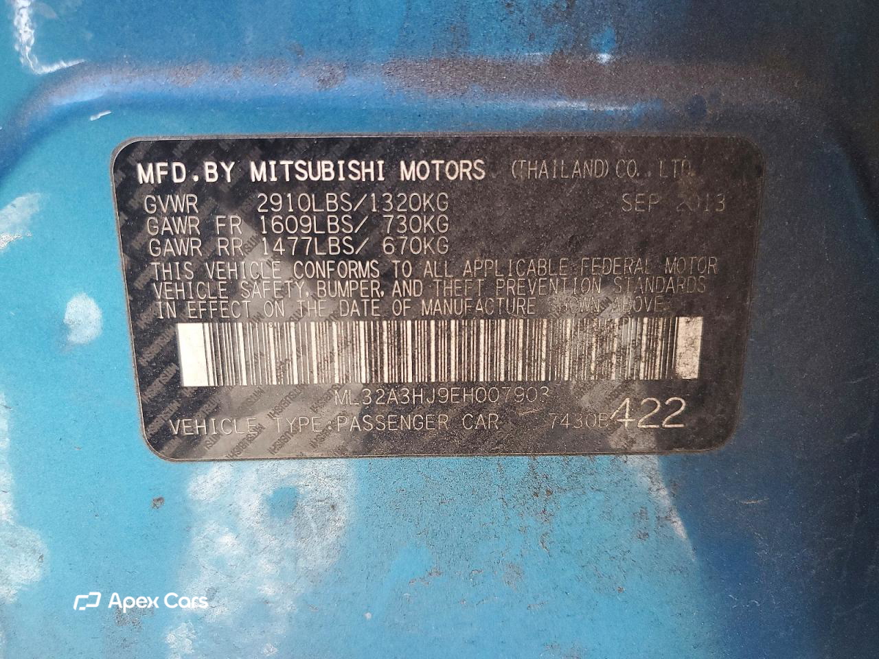 Mitsubishi Mirage 2014