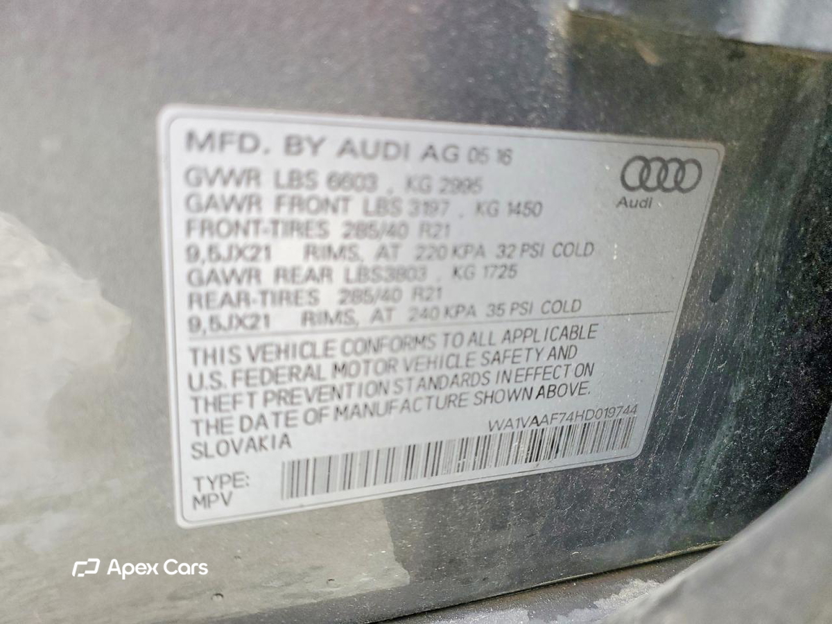 Audi Q7 2017