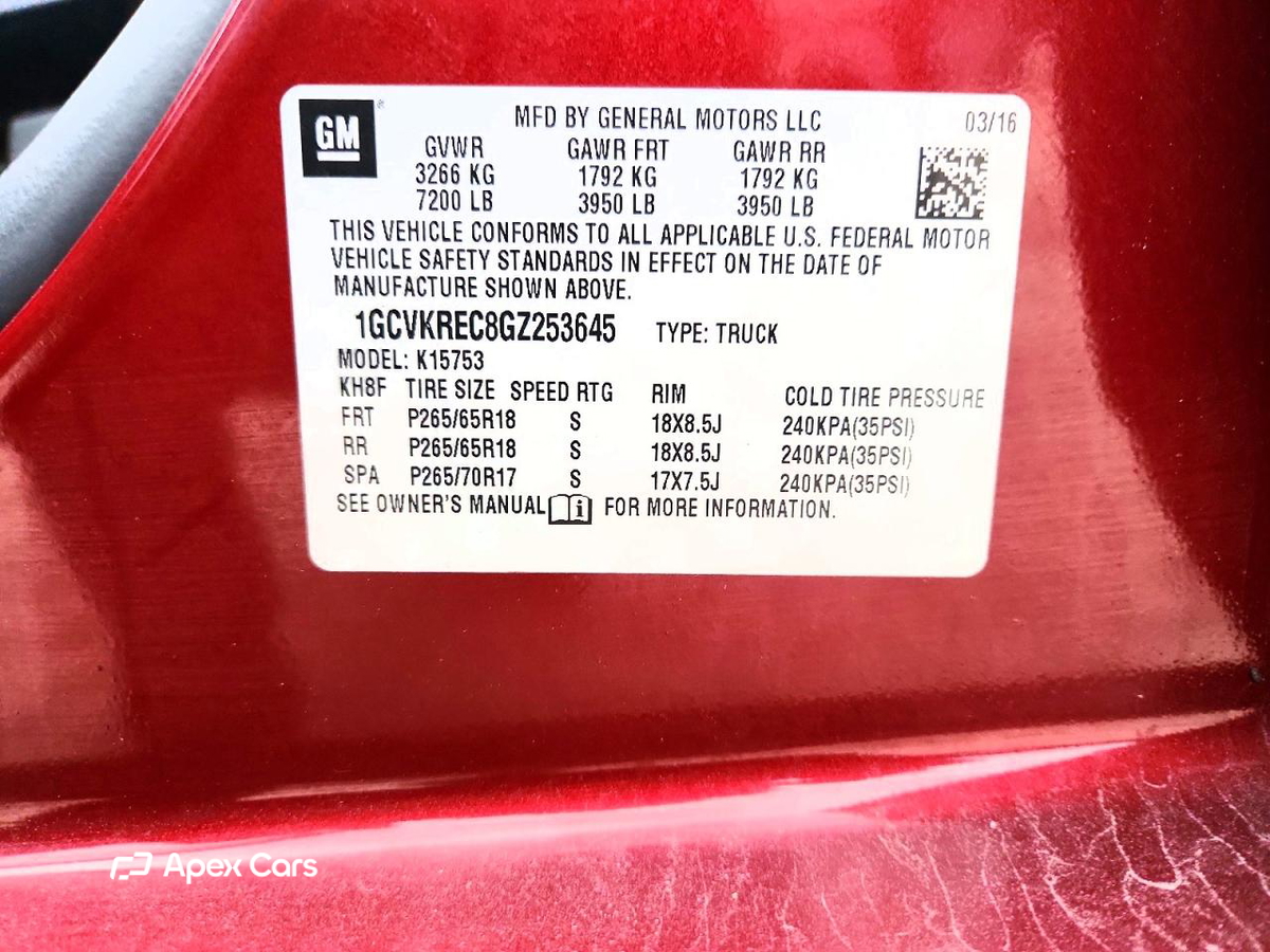 Chevrolet Silverado 2016