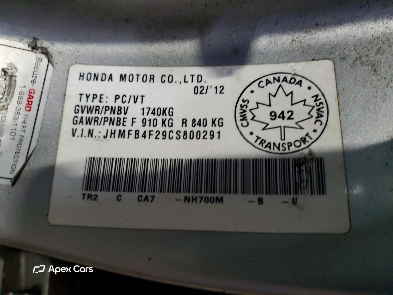 Honda Civic 2012