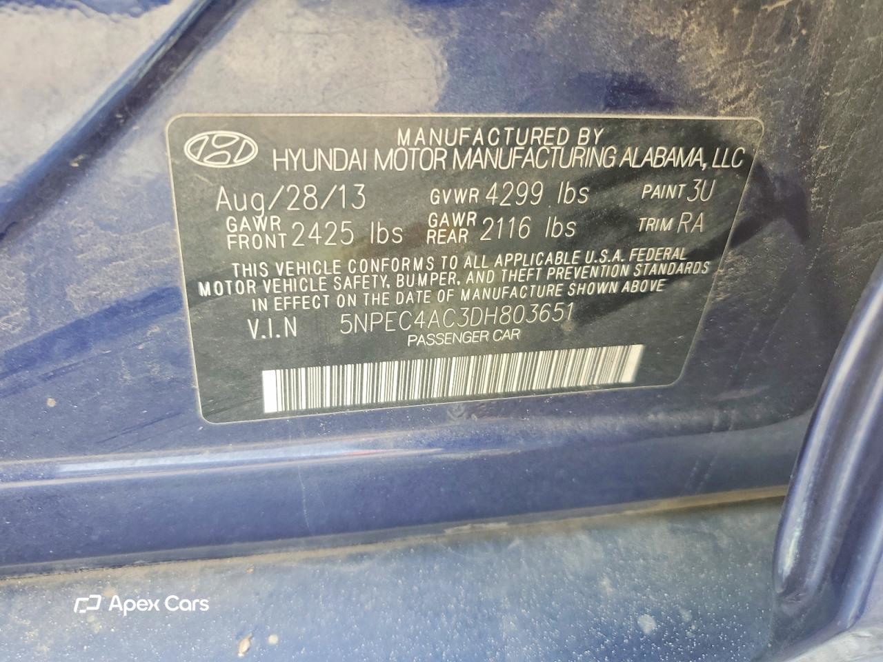 Hyundai Sonata 2013